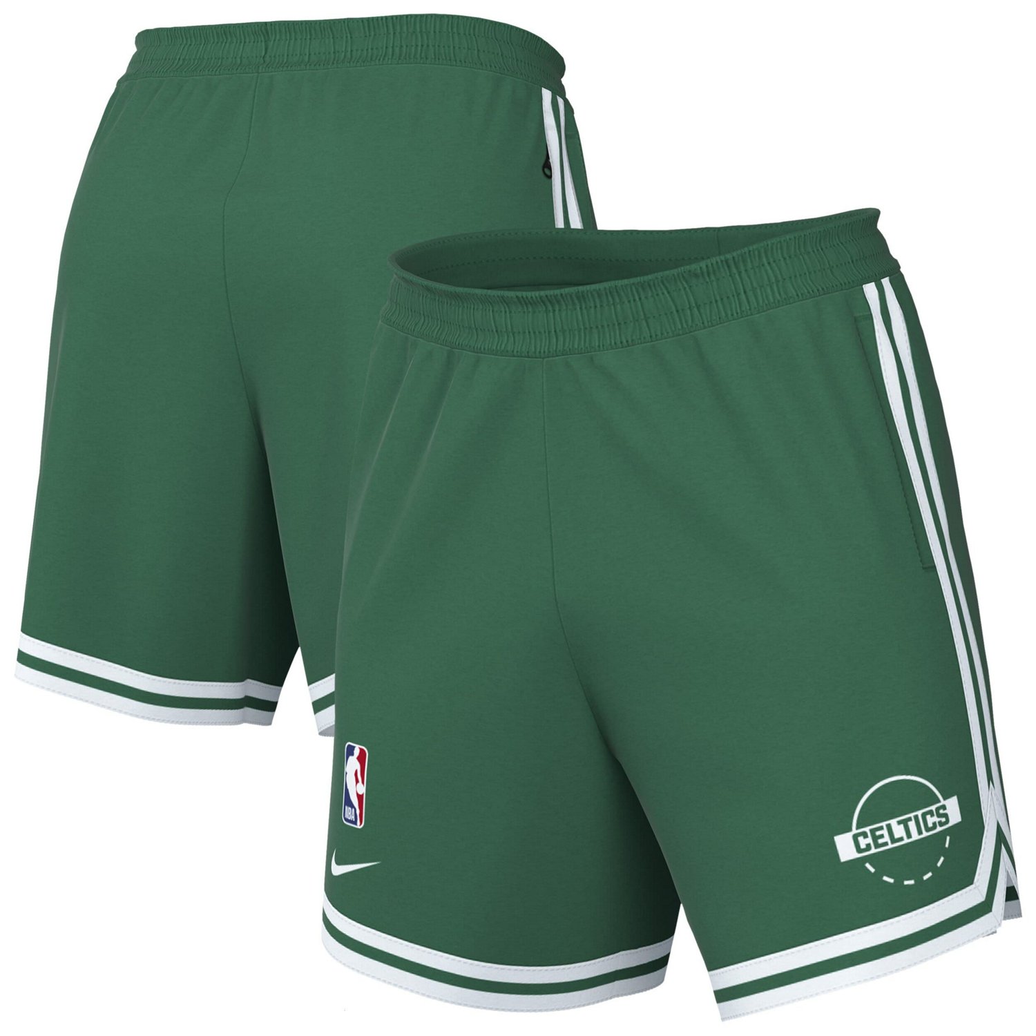 Nike Kelly Boston Celtics Authentic Practice DNA Woven Performance Shorts