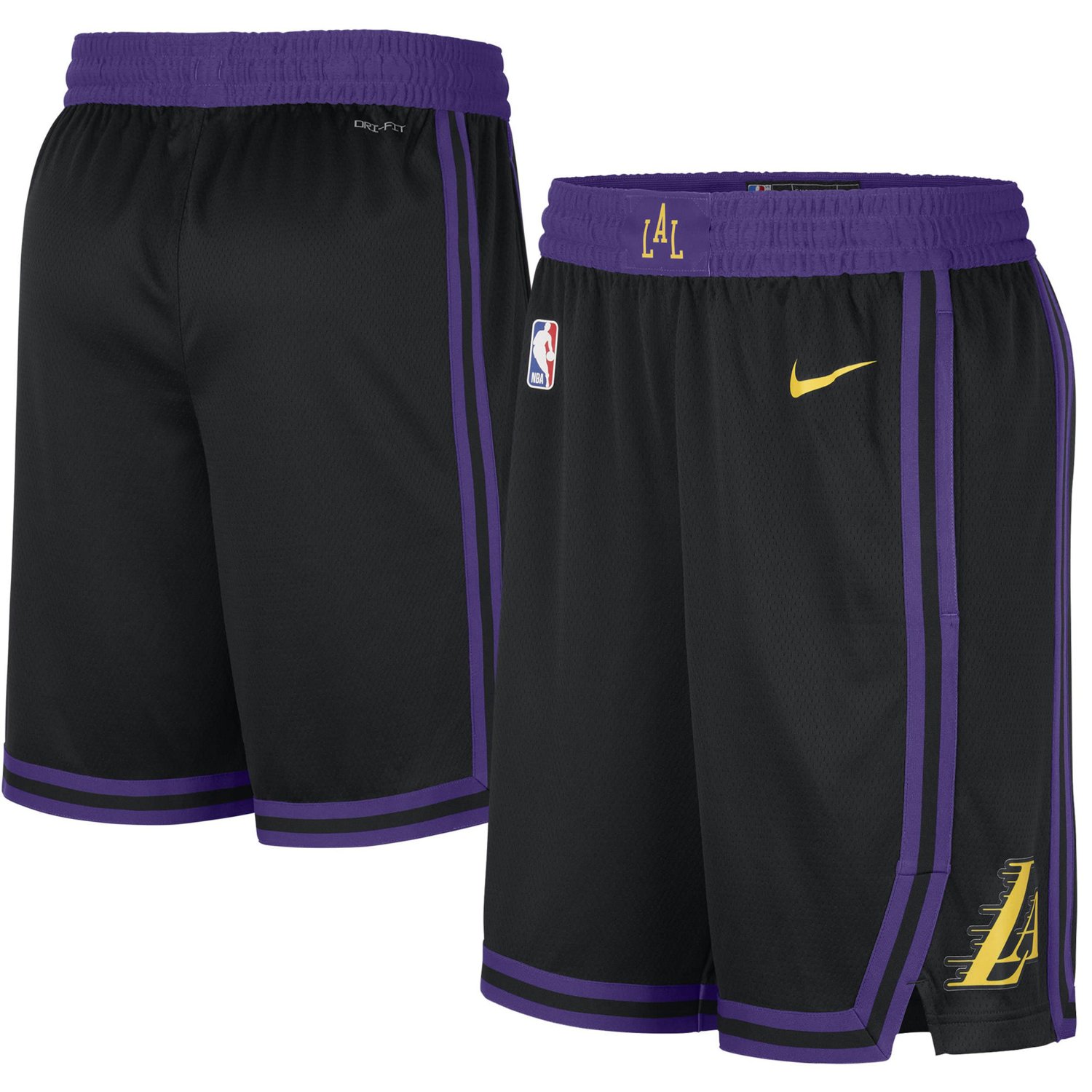 Nike Los Angeles Lakers 2023 24 City Edition Swingman Shorts - view number 1