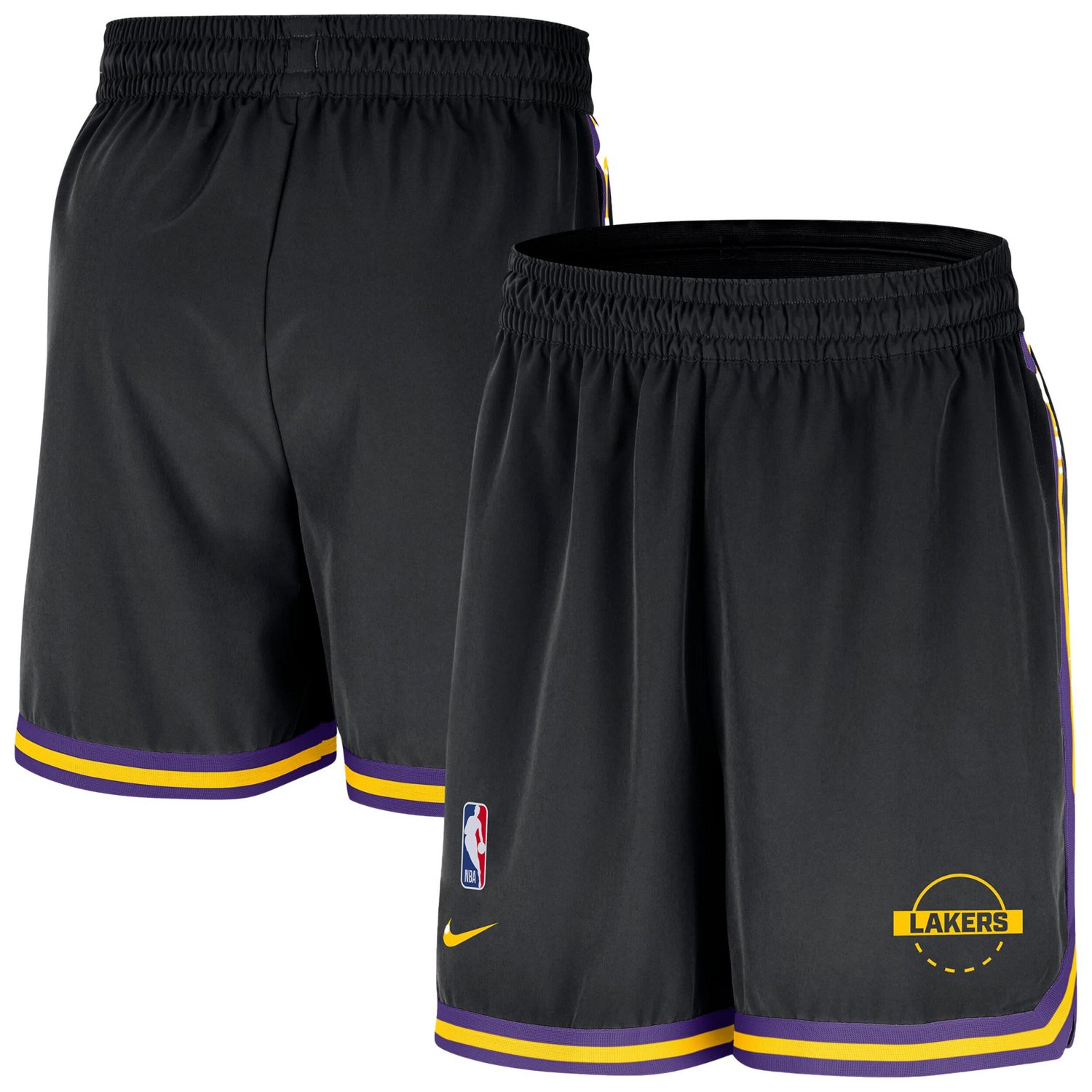 Nike Los Angeles Lakers Authentic Practice DNA Woven Performance Shorts - view number 1