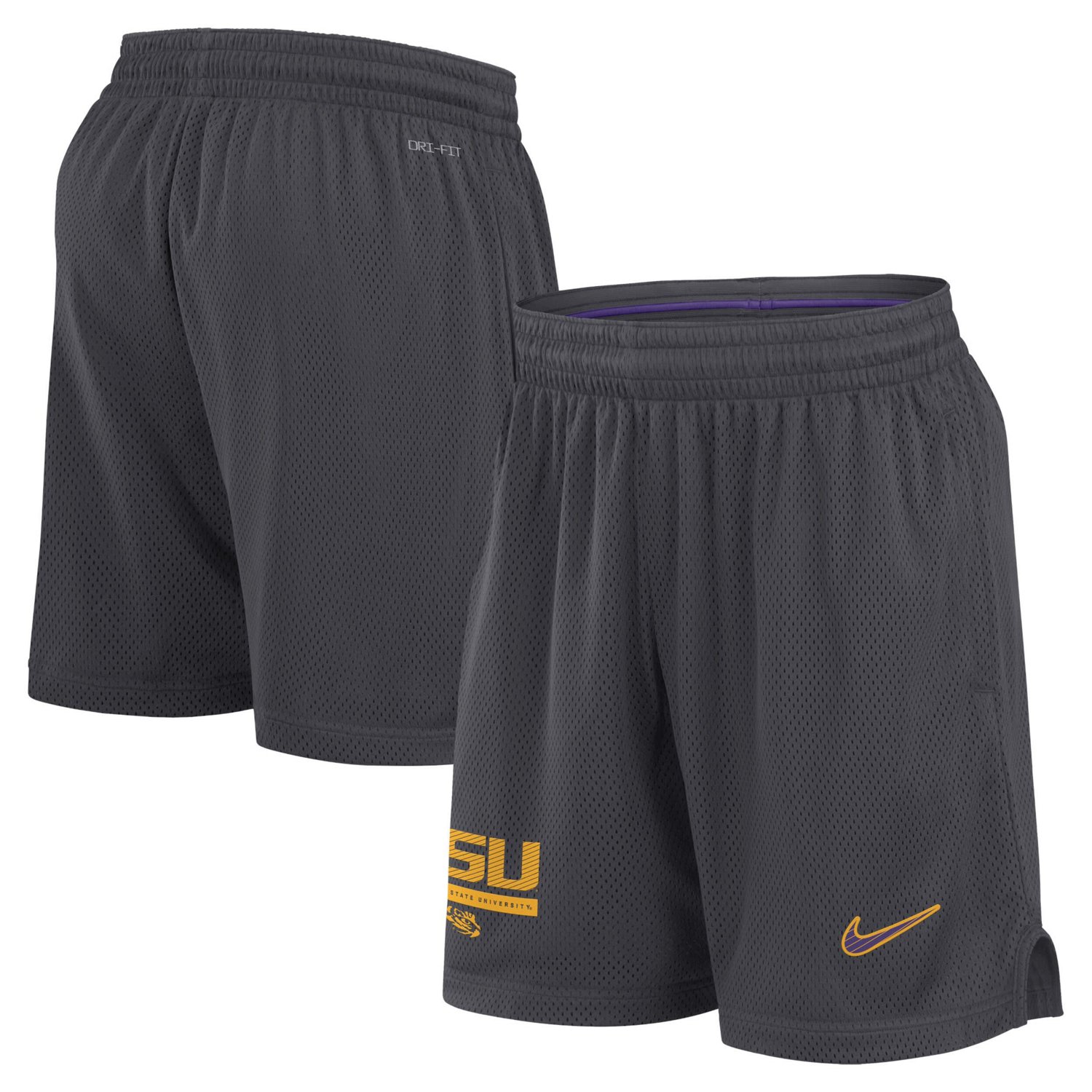 Nike LSU Tigers 2024 Sideline Mesh Shorts