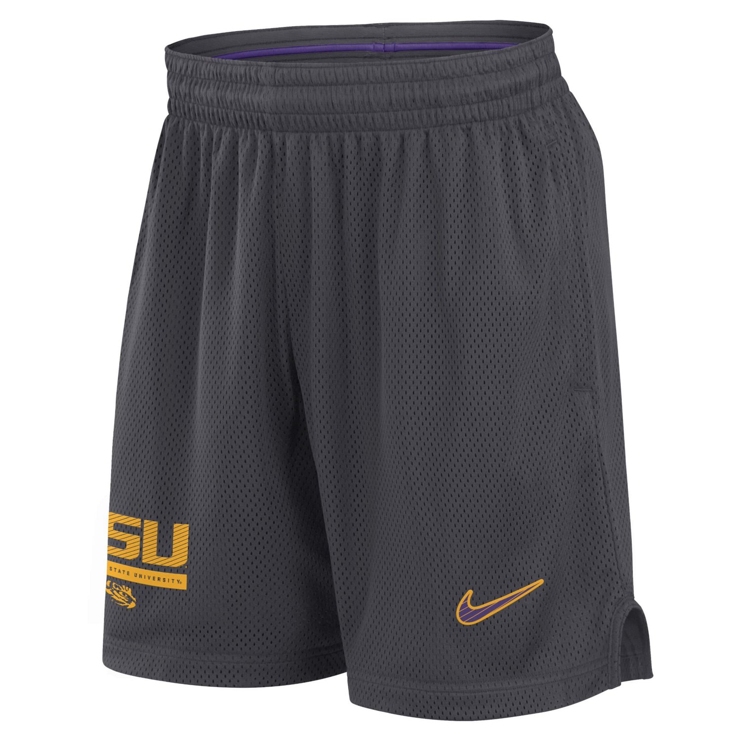 Nike LSU Tigers 2024 Sideline Mesh Shorts - view number 2