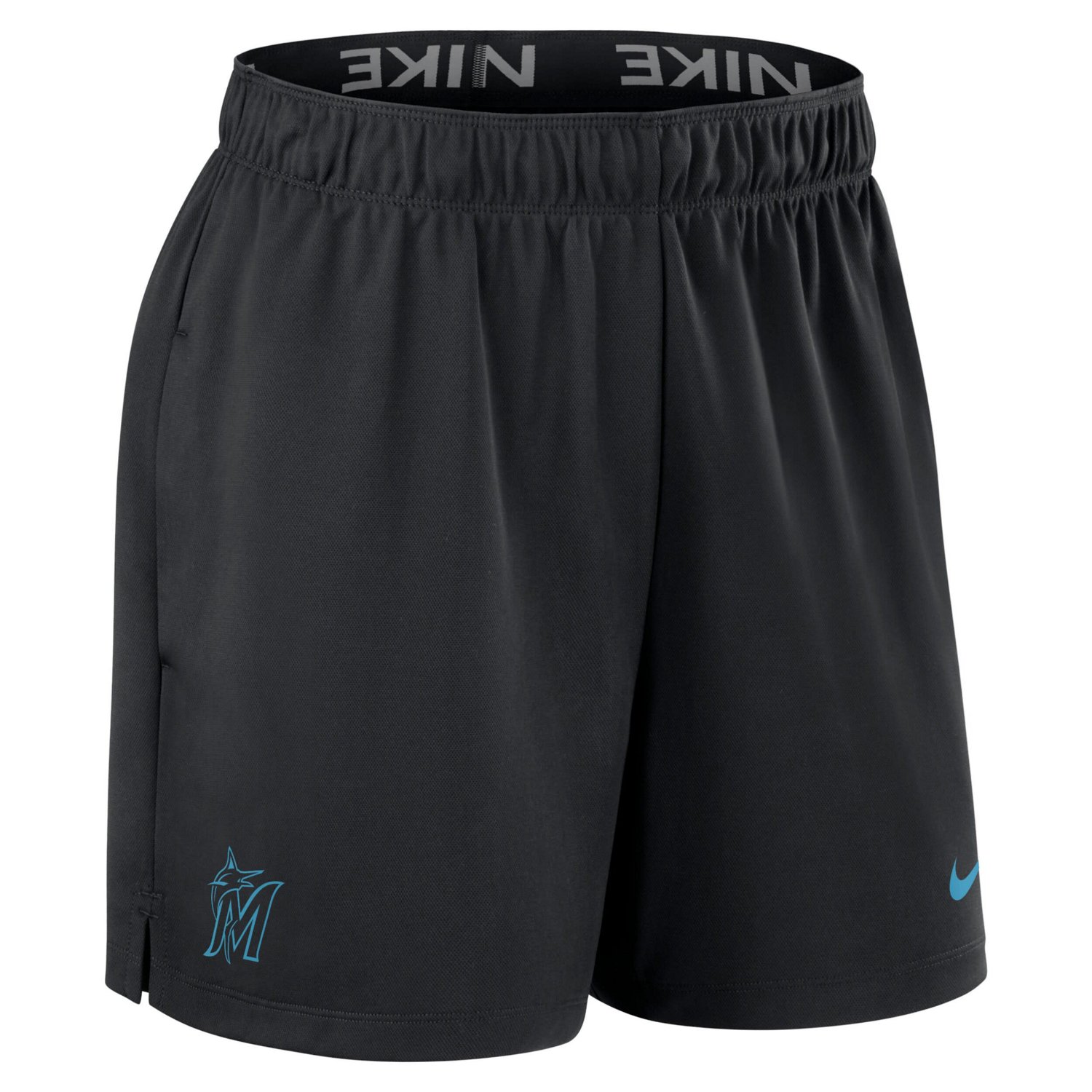 Nike Miami Marlins Authentic Collection Knit Shorts                                                                              - view number 2