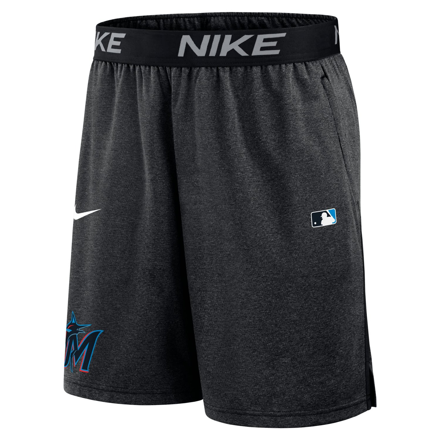 Nike Miami Marlins Authentic Collection Performance Knit Shorts - view number 2