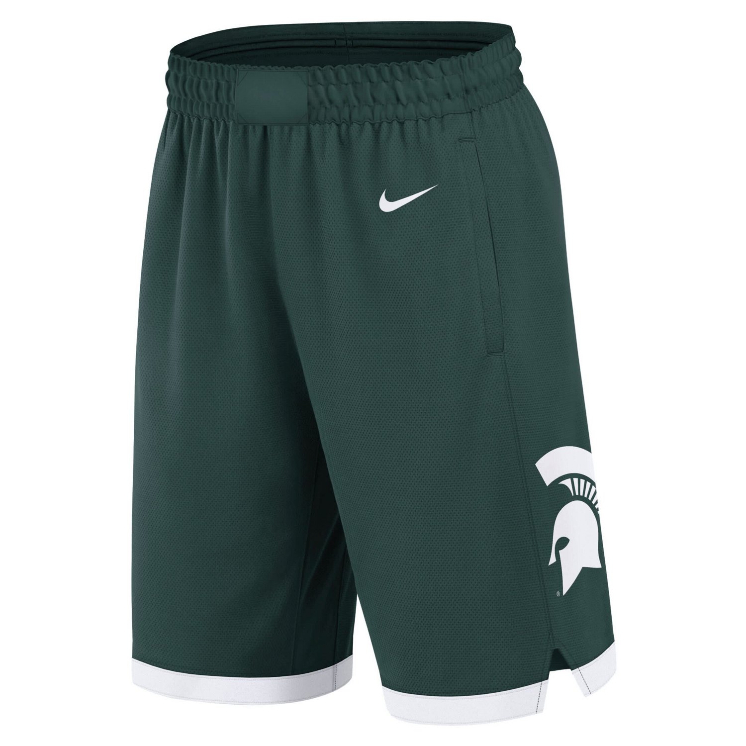 Nike Michigan State Spartans Road Replica Performance Basketball Shorts                                                          - view number 2
