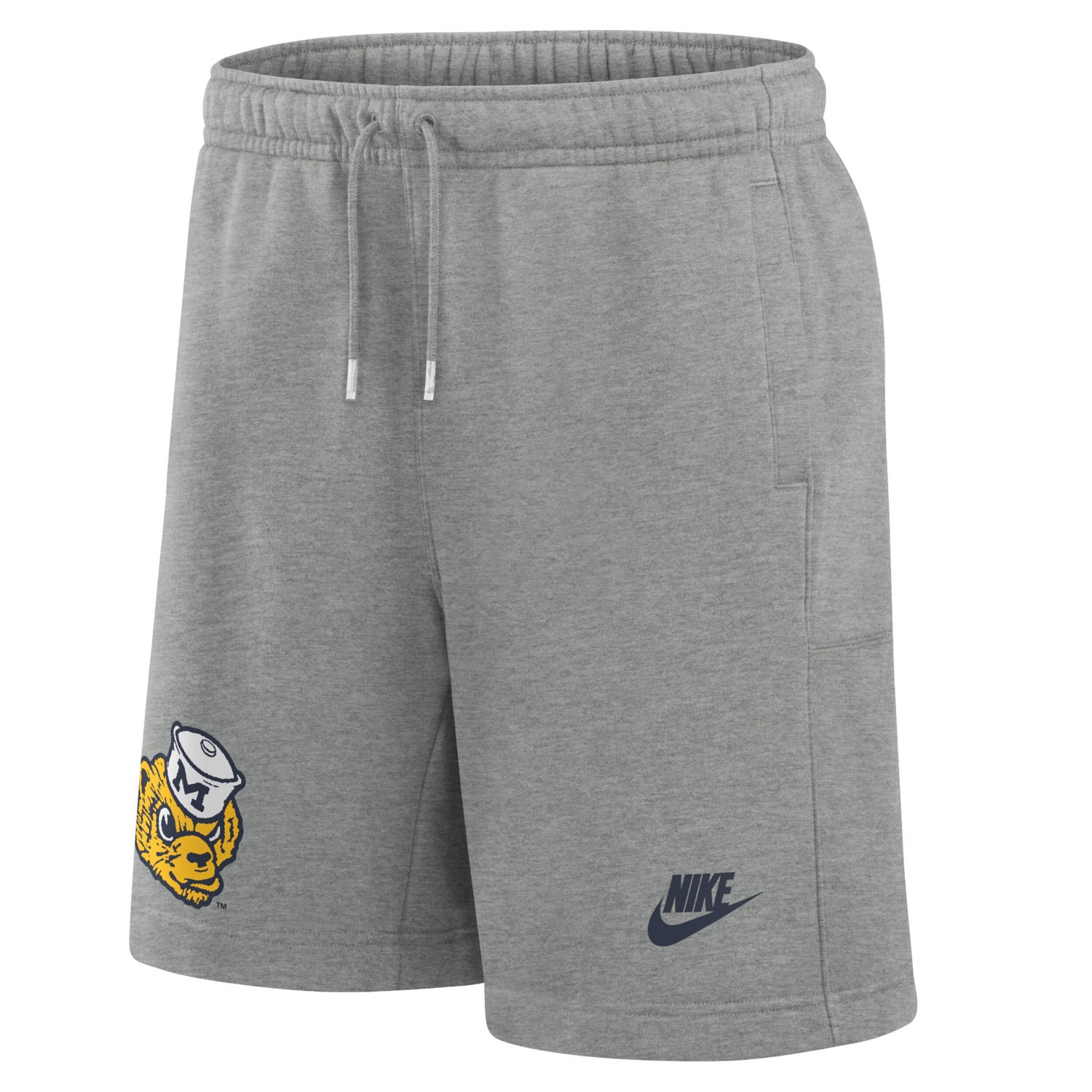 Nike Michigan Wolverines Legacy Essential Fleece Shorts                                                                          - view number 2