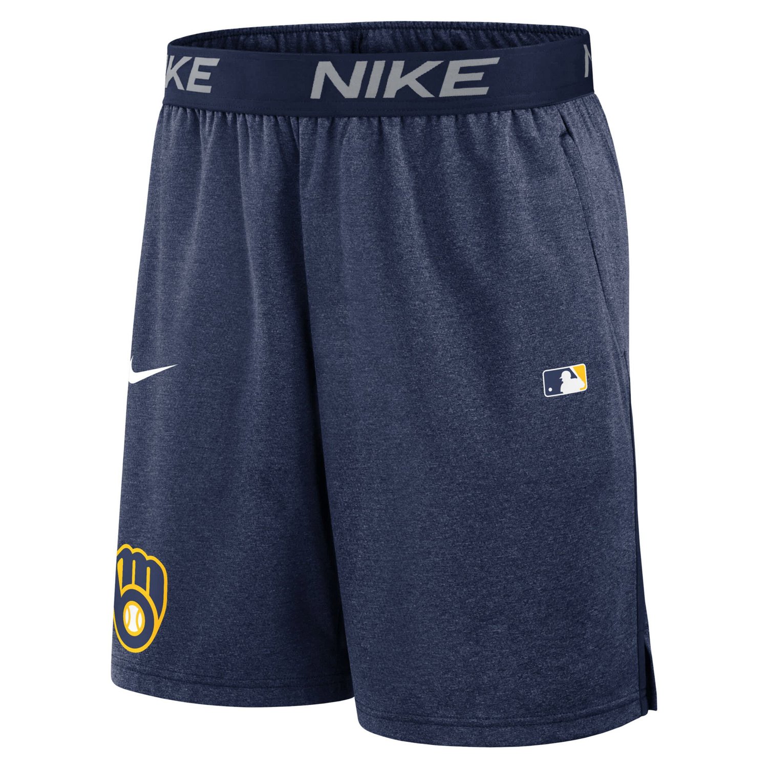 Nike Milwaukee Brewers Authentic Collection Performance Knit Shorts - view number 2