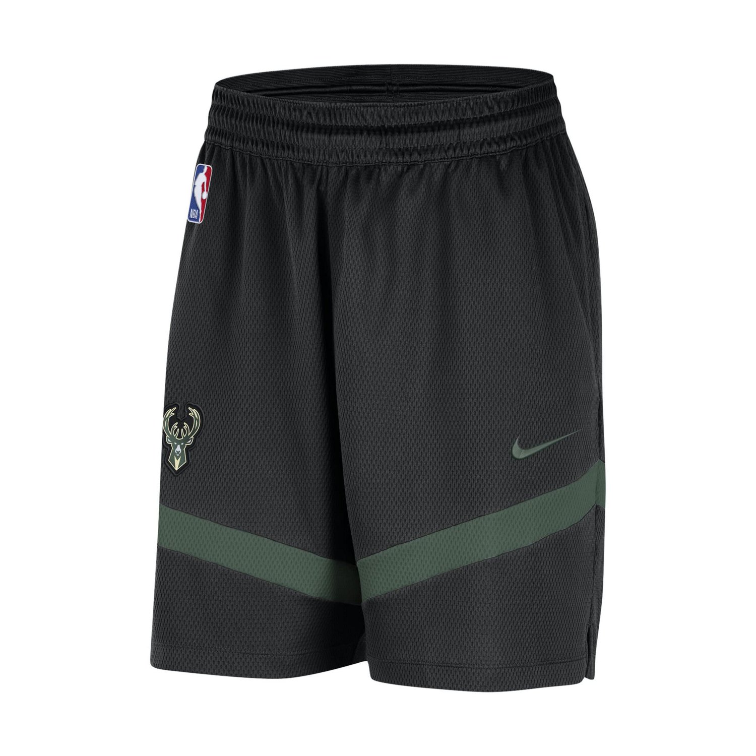 Nike Milwaukee Bucks On-Court Practice Warmup Performance Shorts - view number 2