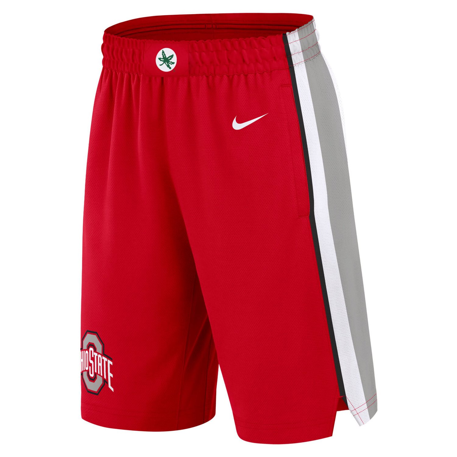 Nike Ohio State Buckeyes Road Replica Performance Basketball Shorts                                                              - view number 2