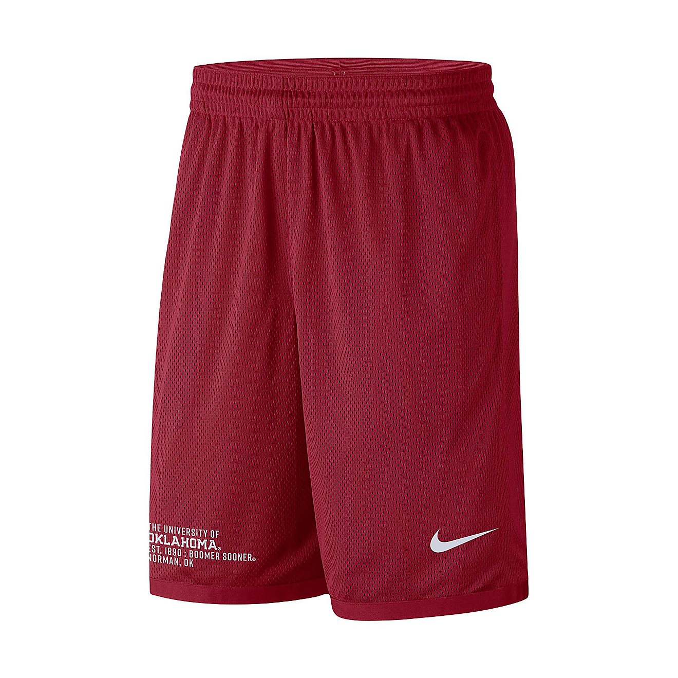 Nike Oklahoma Sooners Performance Mesh Shorts                                                                                    - view number 2