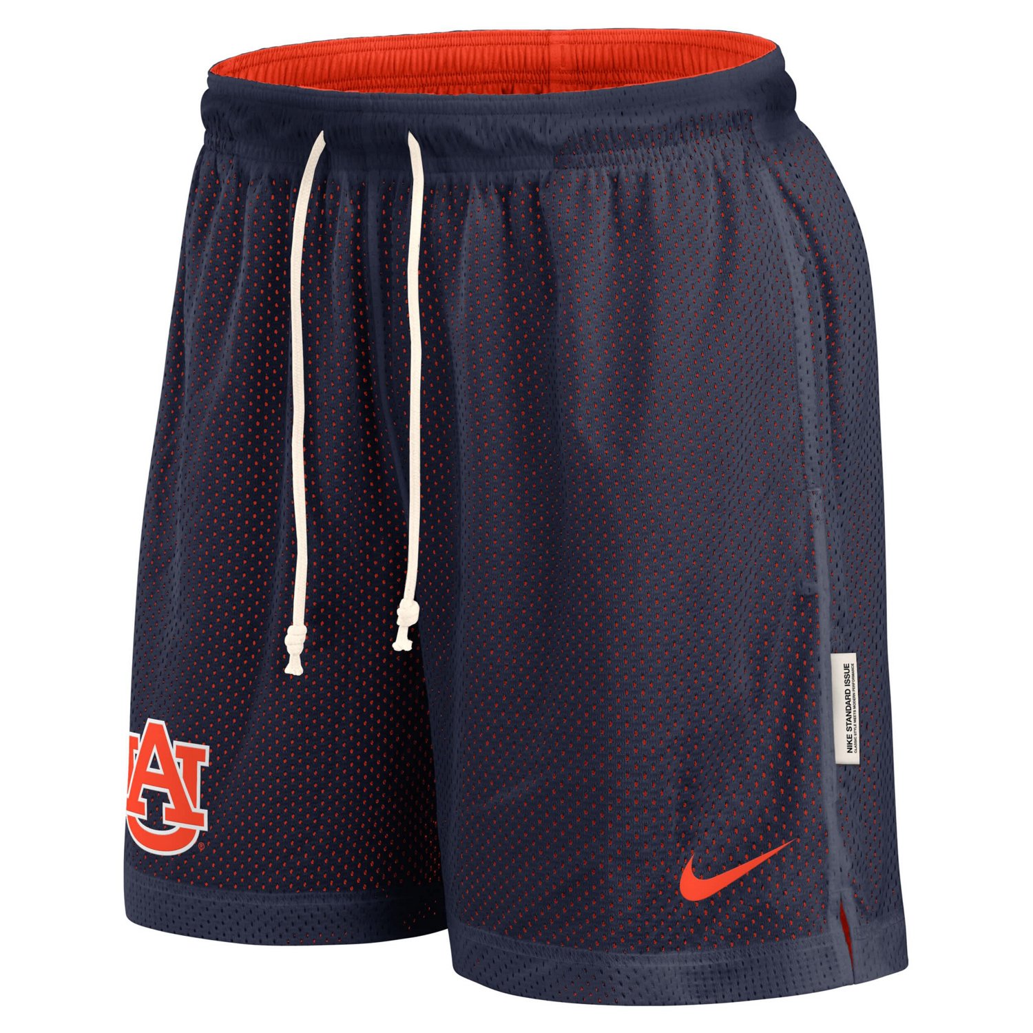 Nike Orange Auburn Tigers Courtside Standard Issue Dri-FIT Reversible Shorts - view number 2