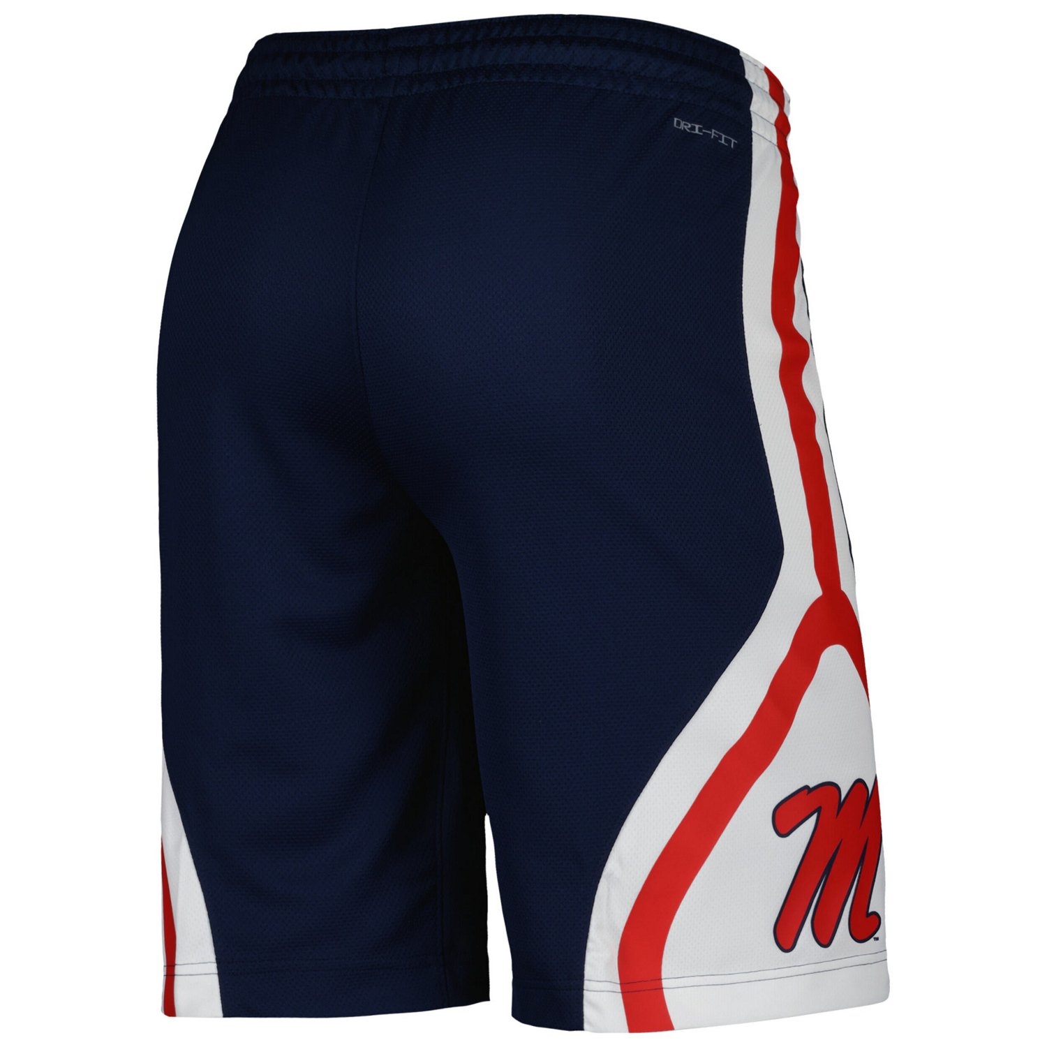 Nike Powder Ole Miss Rebels Replica Performance Basketball Shorts Academy