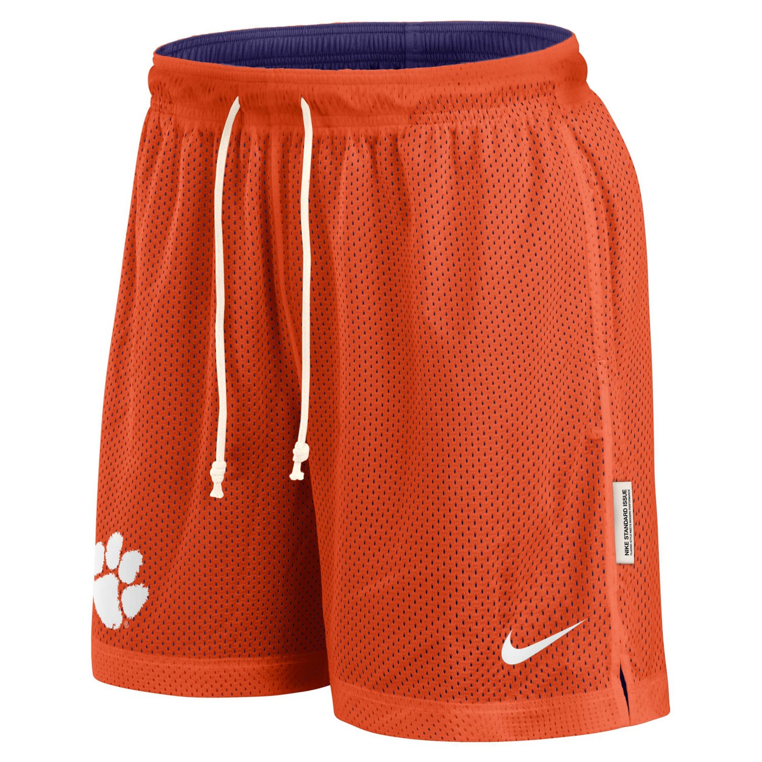 Nike Purple Clemson Tigers Courtside Standard Issue Dri-FIT Reversible Shorts - view number 2