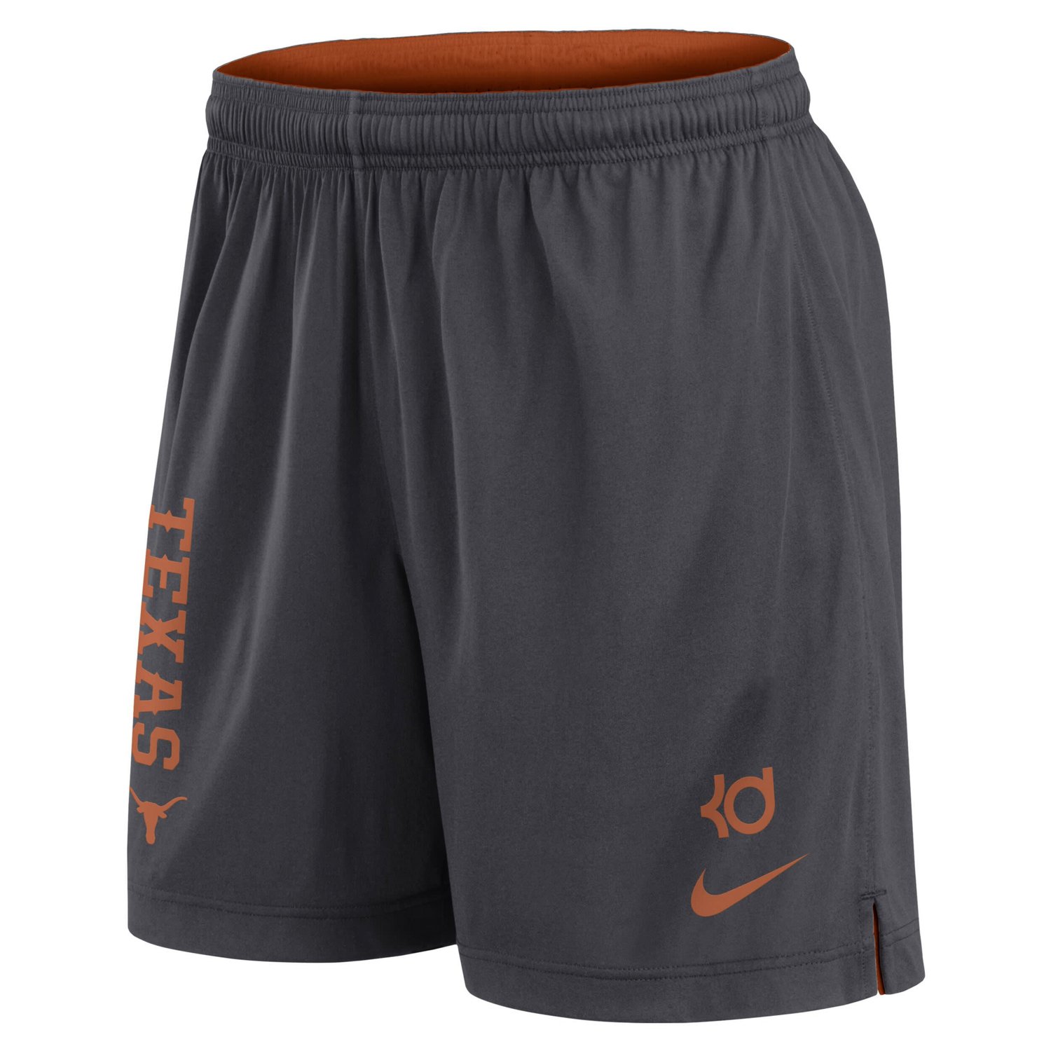 Nike Texas Anthracite Texas Longhorns Courtside Standard Issue Dri-FIT Reversible Shorts - view number 3