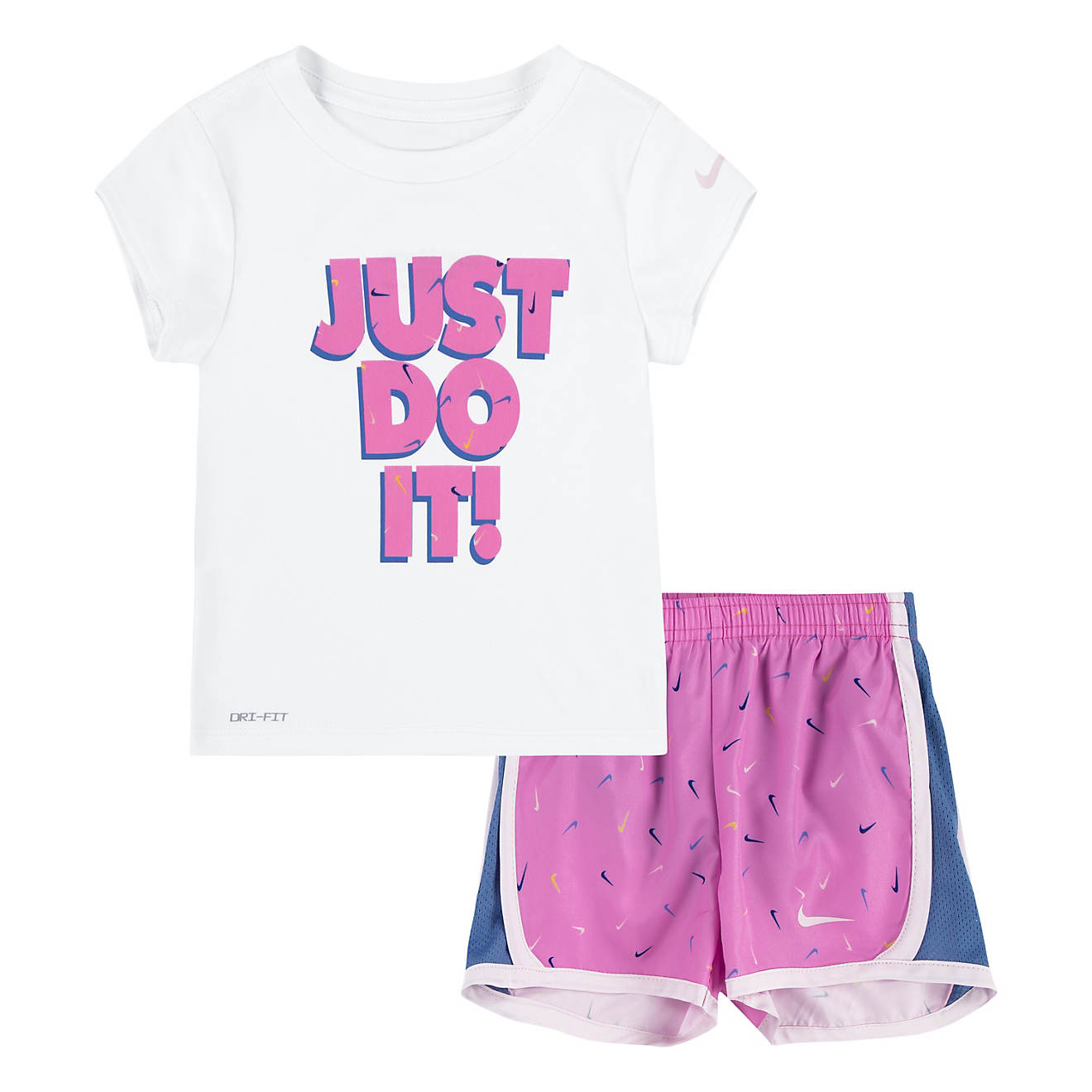 Nike Toddler Girls’ Swoosh Logo Tempo Short Set                                                                                - view number 1
