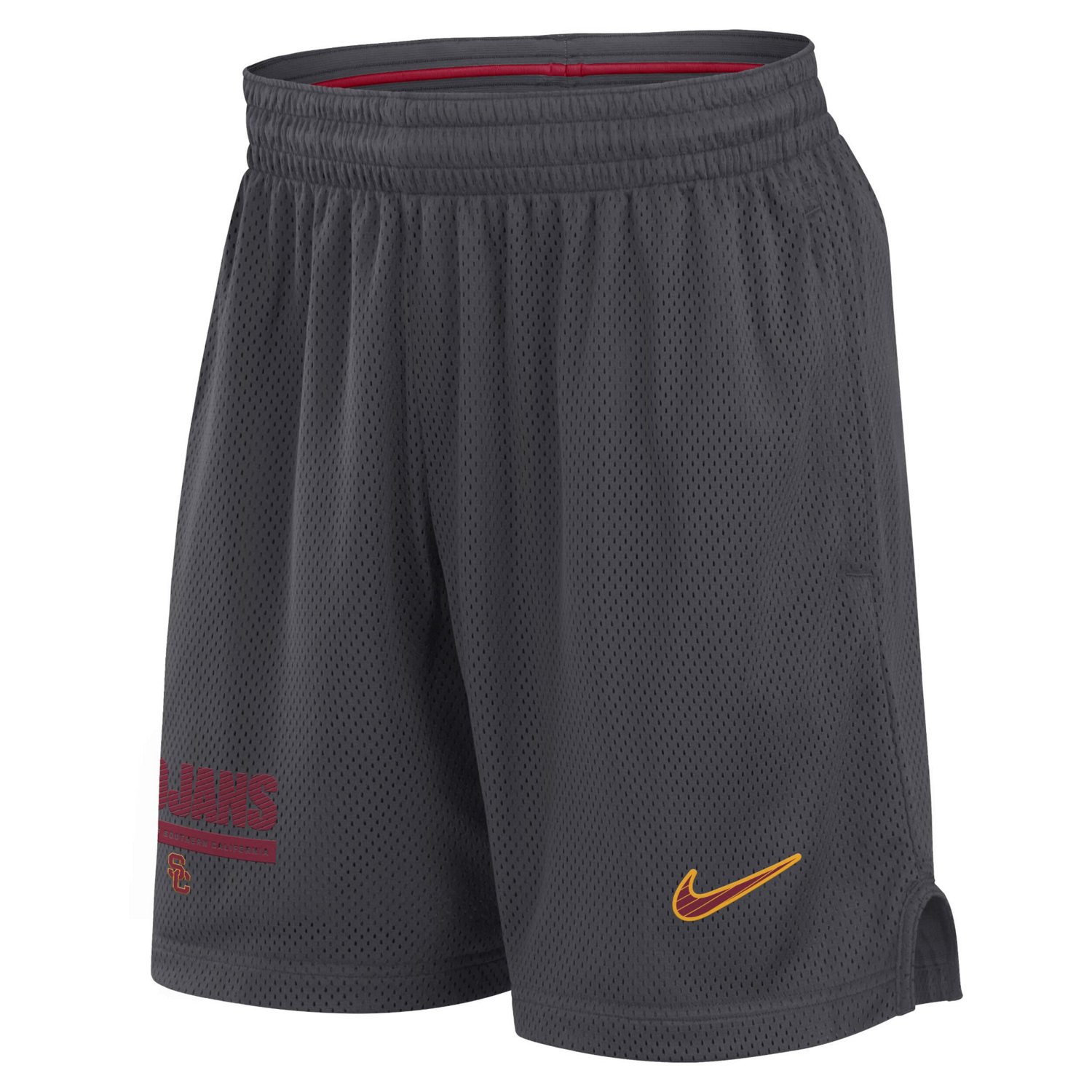 Nike USC Trojans 2024 Sideline Performance Mesh Shorts                                                                           - view number 2