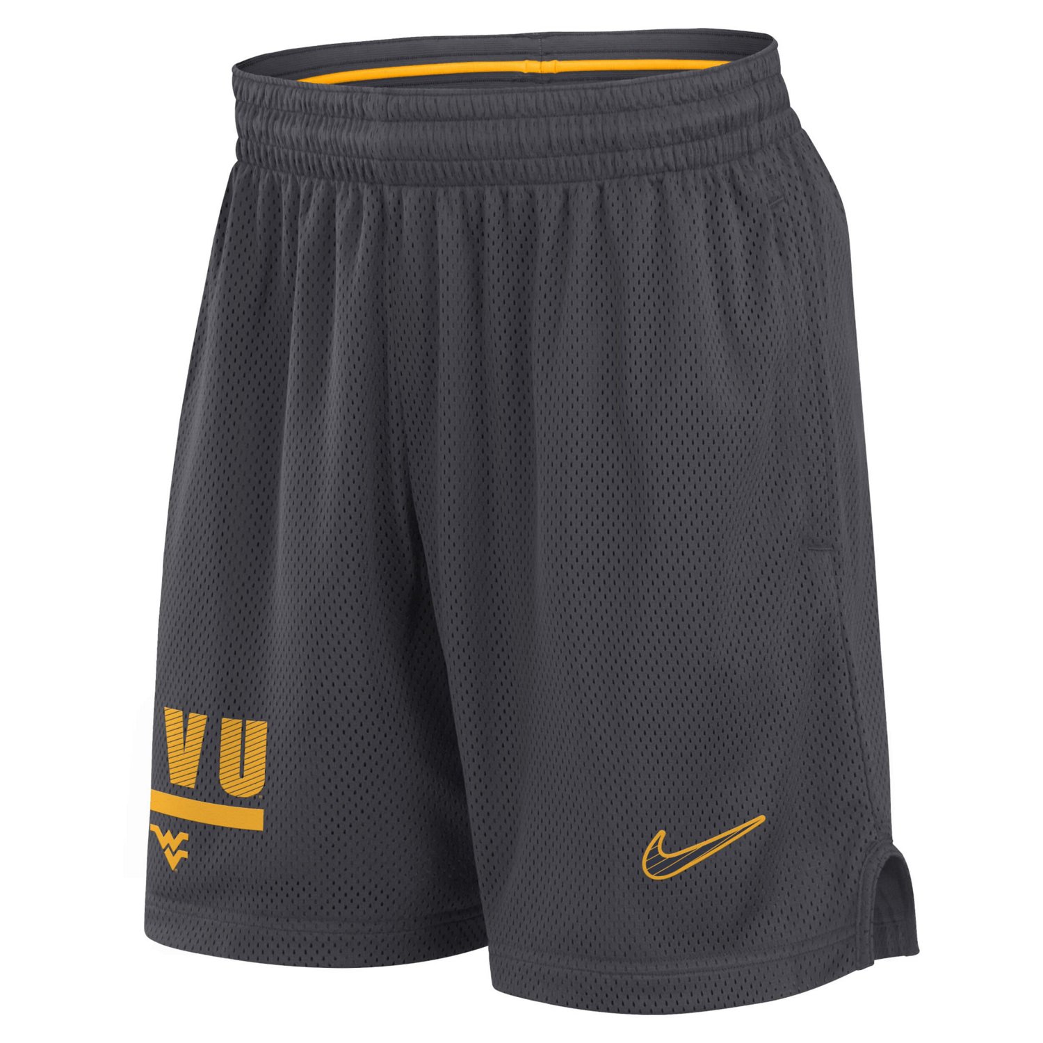 Nike West Virginia Mountaineers 2024 Sideline Mesh Shorts - view number 2