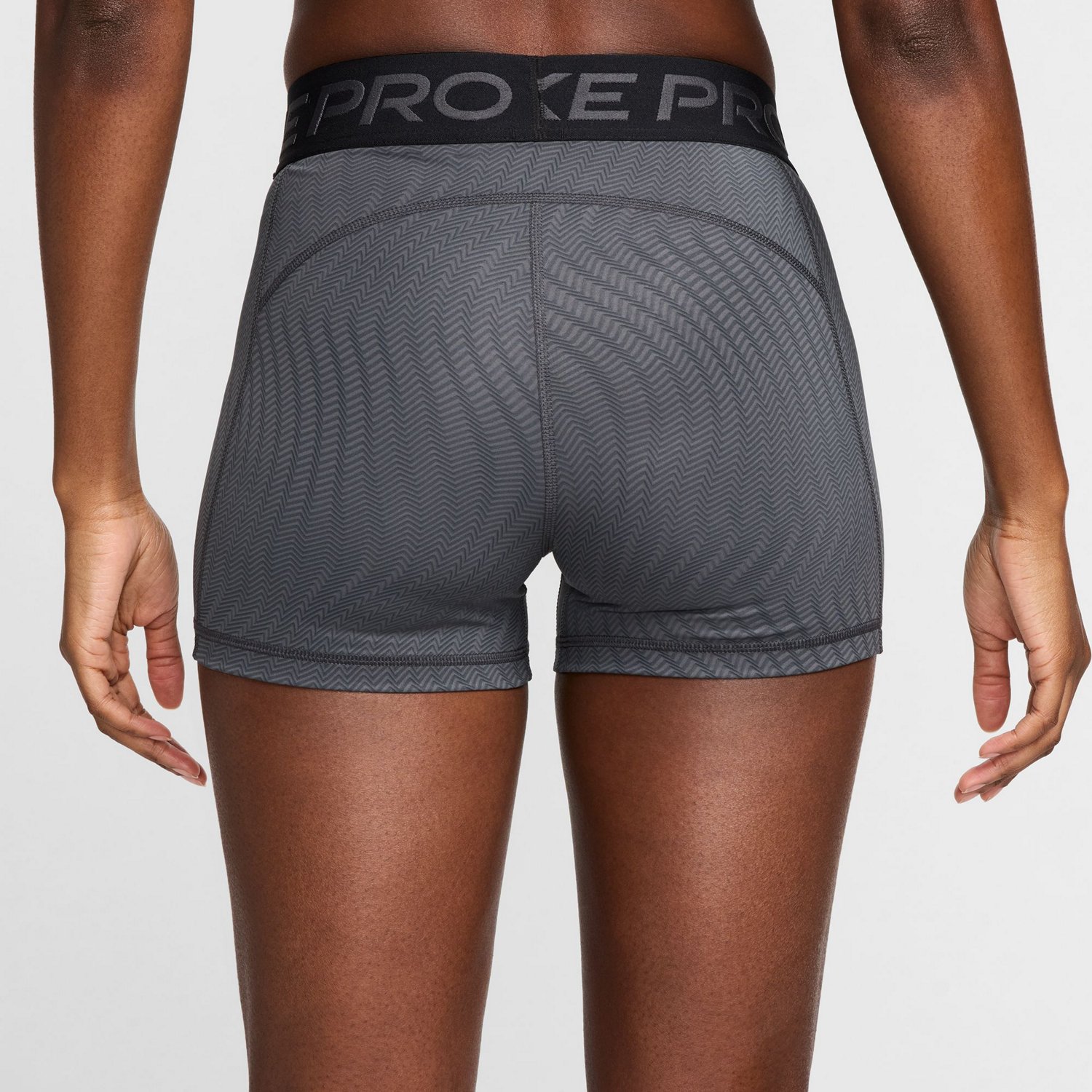 Nike Women's Pro Dri-FIT Mid Rise Printed Shorts 3 in                                                                            - view number 3