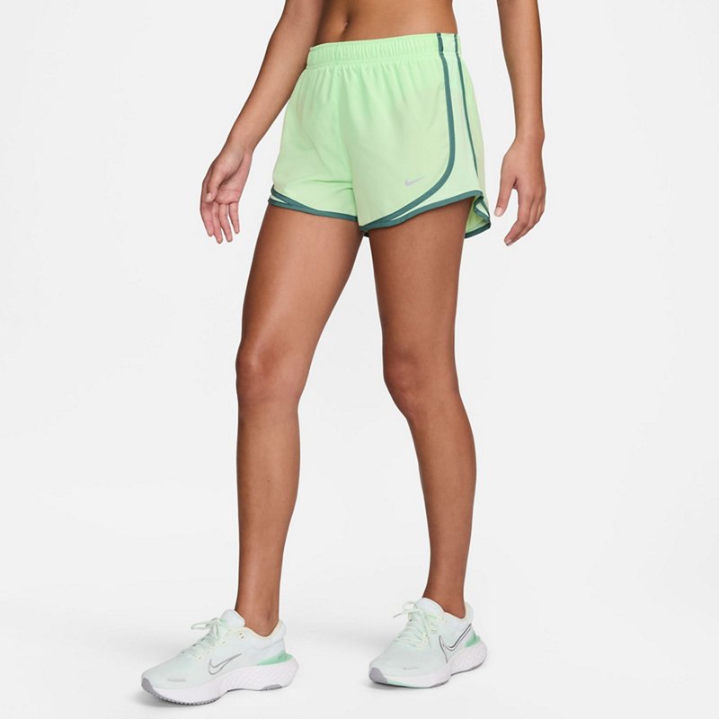 Nike Women's Tempo Running Shorts Vapor Green/Vapor Green/Bicoastal, X-Large - Women's Running Btms at Academy Sports