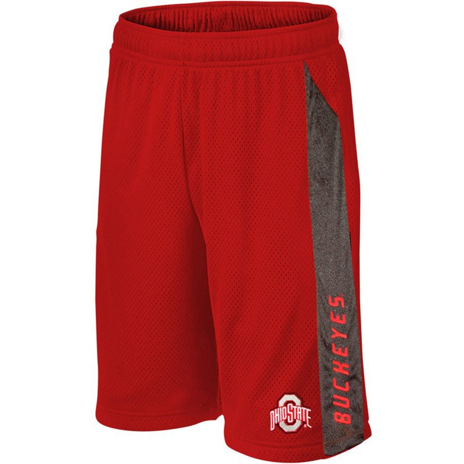 Ohio State Buckeyes Big  Tall Textured Inserts Mesh Shorts - view number 2