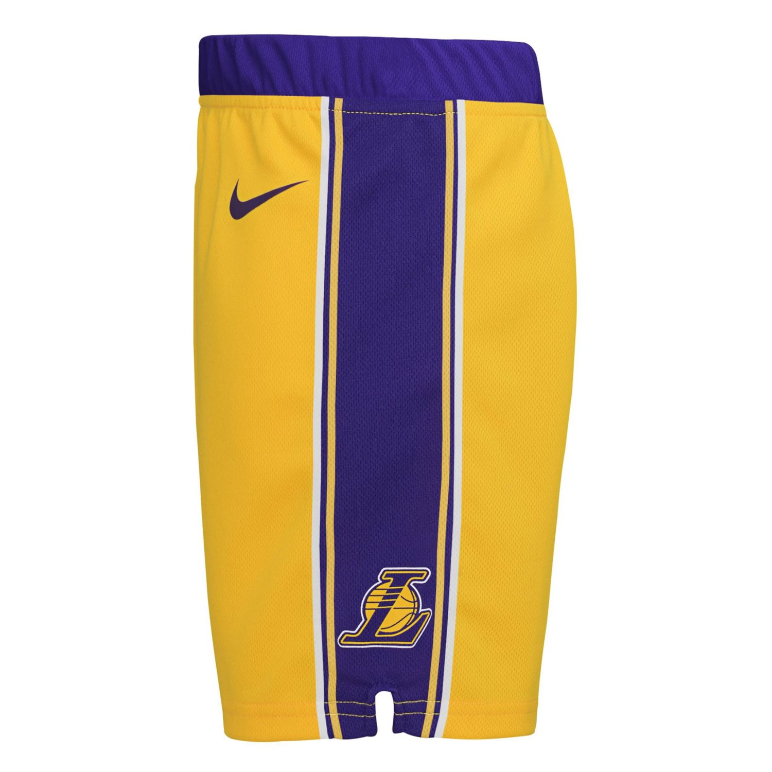 Preschool Nike Los Angeles Lakers Icon Replica Shorts - view number 2