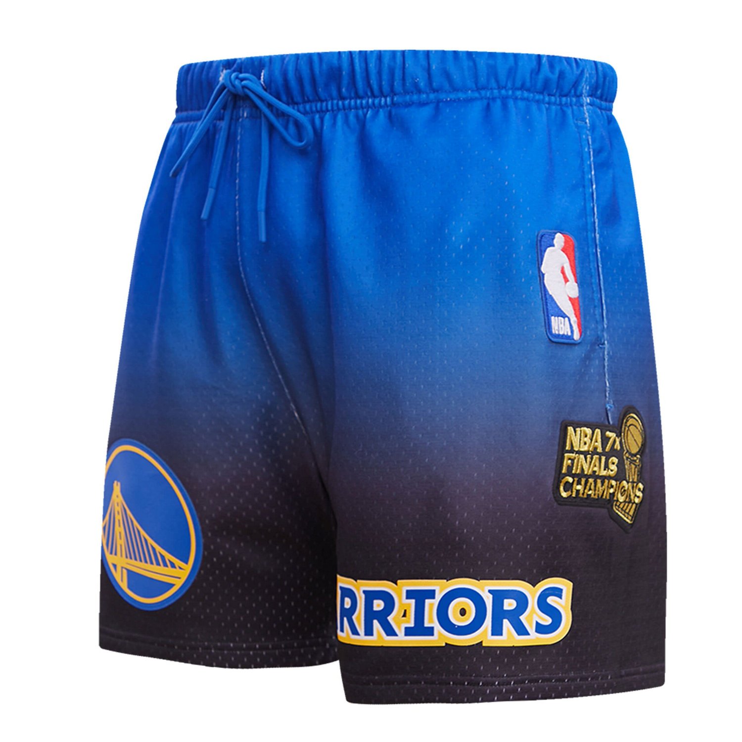 Pro Standard /Black Golden State Warriors Ombre Mesh Shorts                                                                      - view number 2