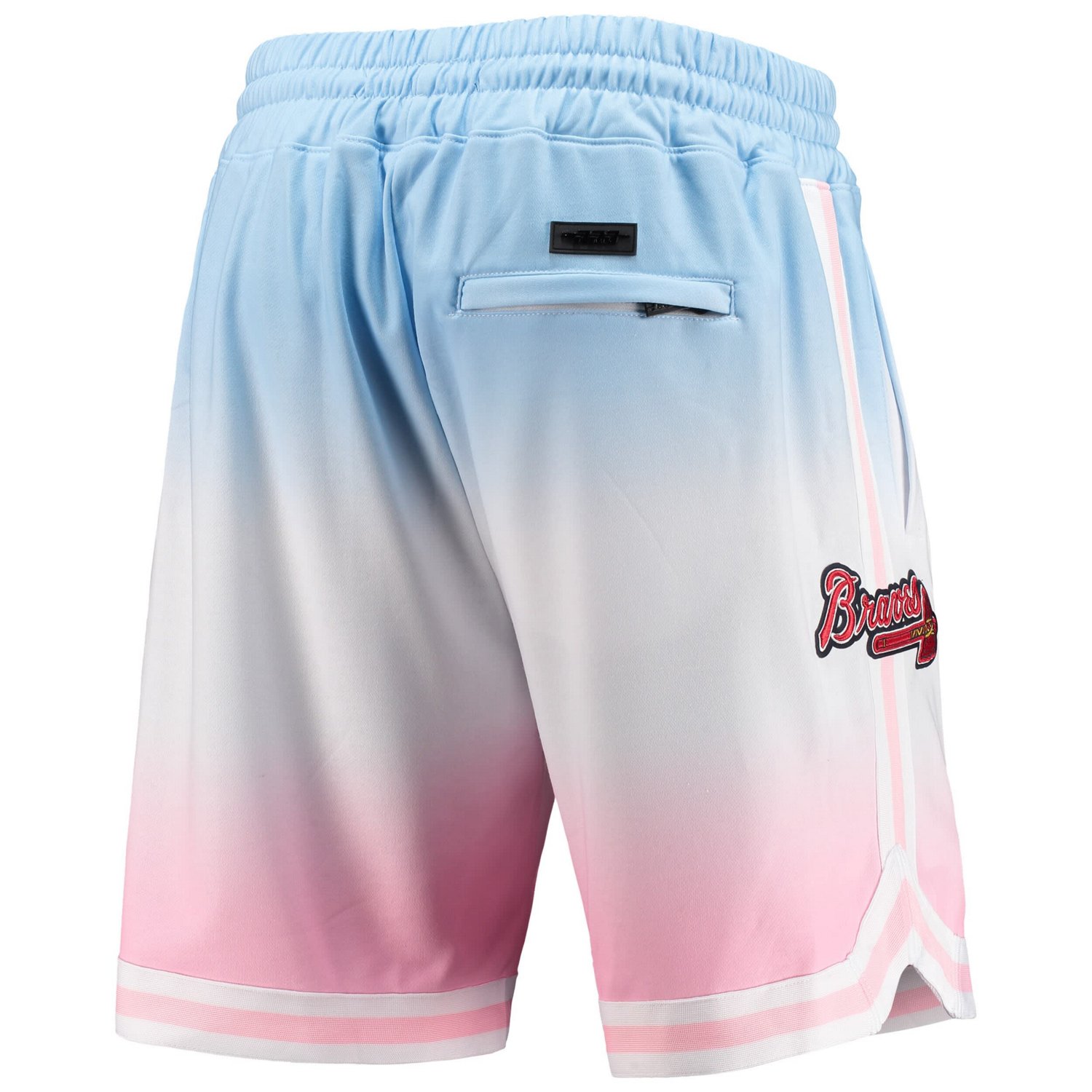 Pro Standard /Pink Atlanta Braves Team Logo Pro Ombre Shorts                                                                     - view number 4