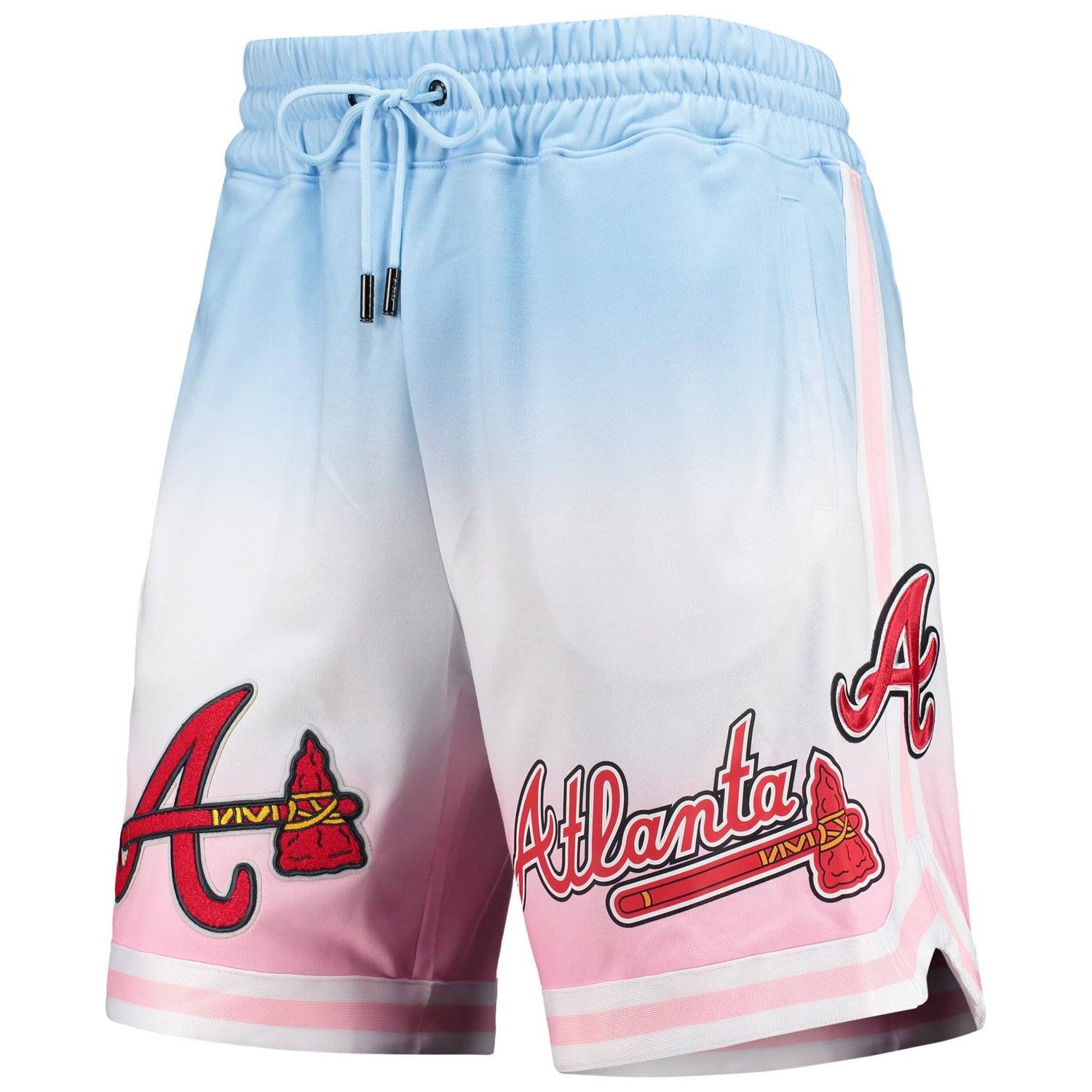 Pro Standard /Pink Atlanta Braves Team Logo Pro Ombre Shorts                                                                     - view number 2