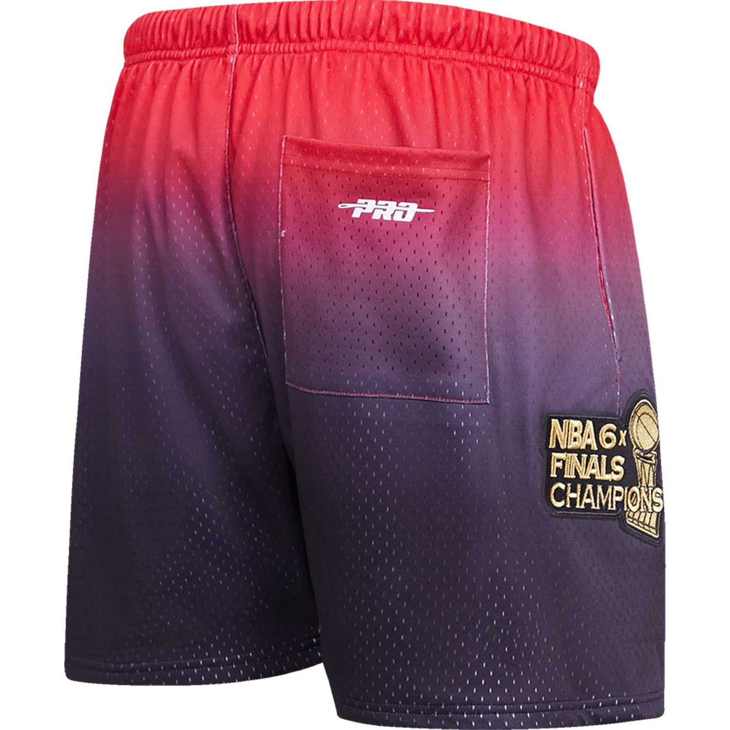 Pro Standard /Red Chicago Bulls Ombre Mesh Shorts                                                                                - view number 3