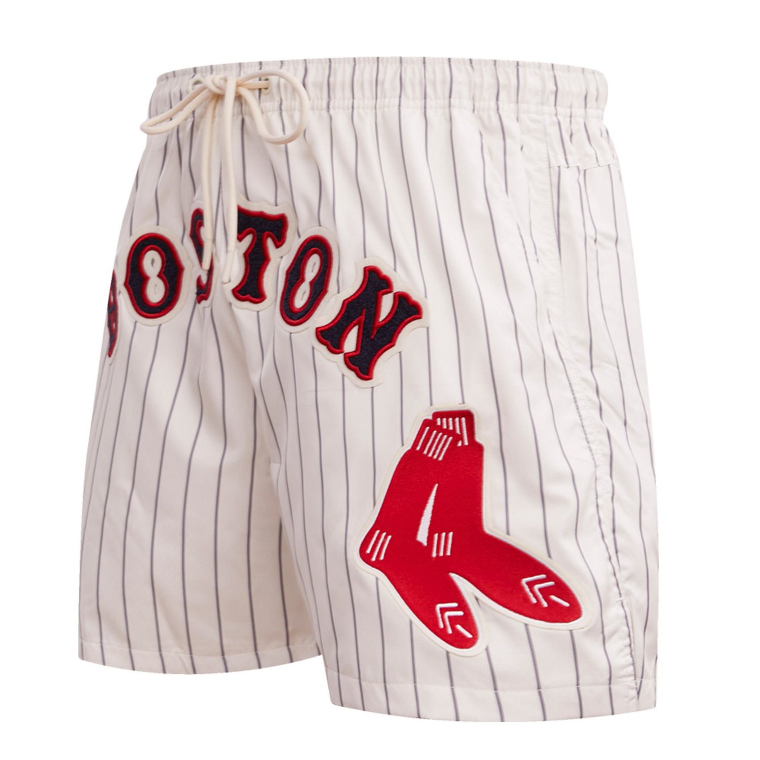Pro Standard Boston Red Sox Pinstripe Retro Classic Woven Shorts - view number 2