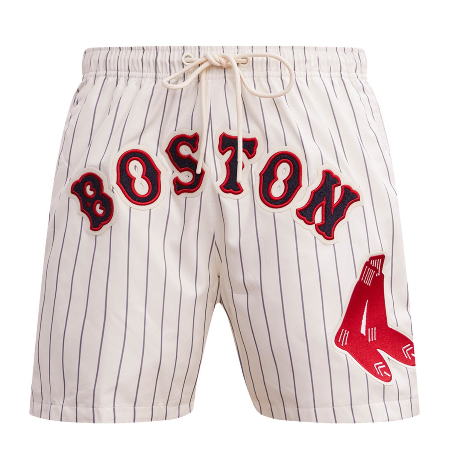 Pro Standard Boston Red Sox Pinstripe Retro Classic Woven Shorts - view number 3