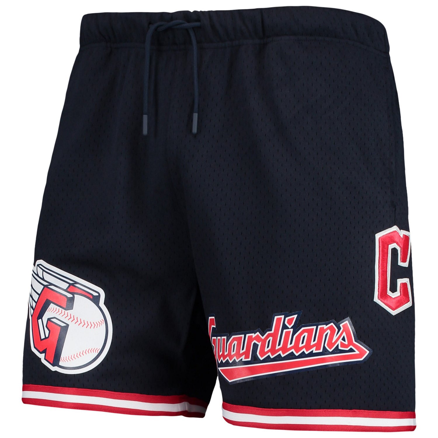 Pro Standard Cleveland Guardians Logo Mesh Shorts                                                                                - view number 2