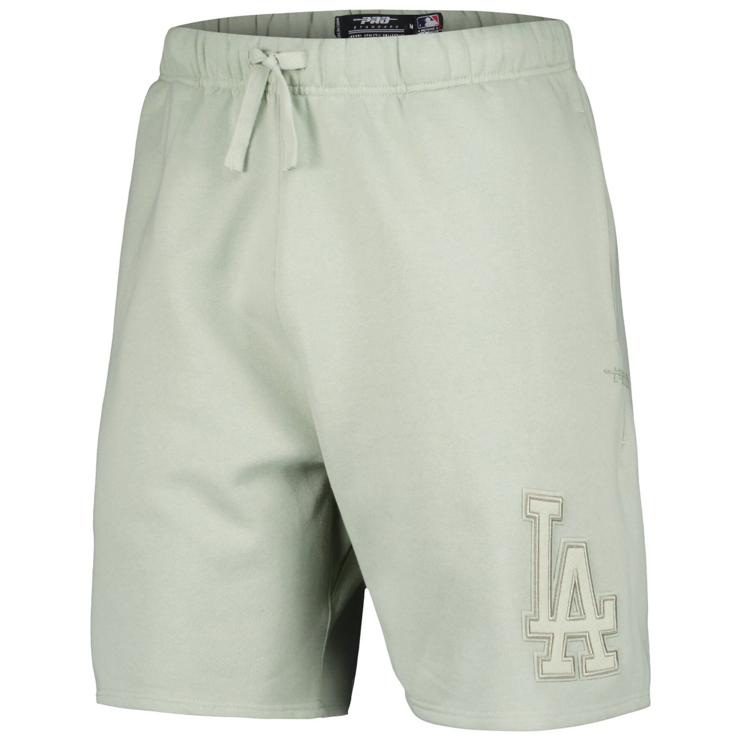 Pro Standard Light Los Angeles Dodgers Neutral Fleece Shorts - view number 2