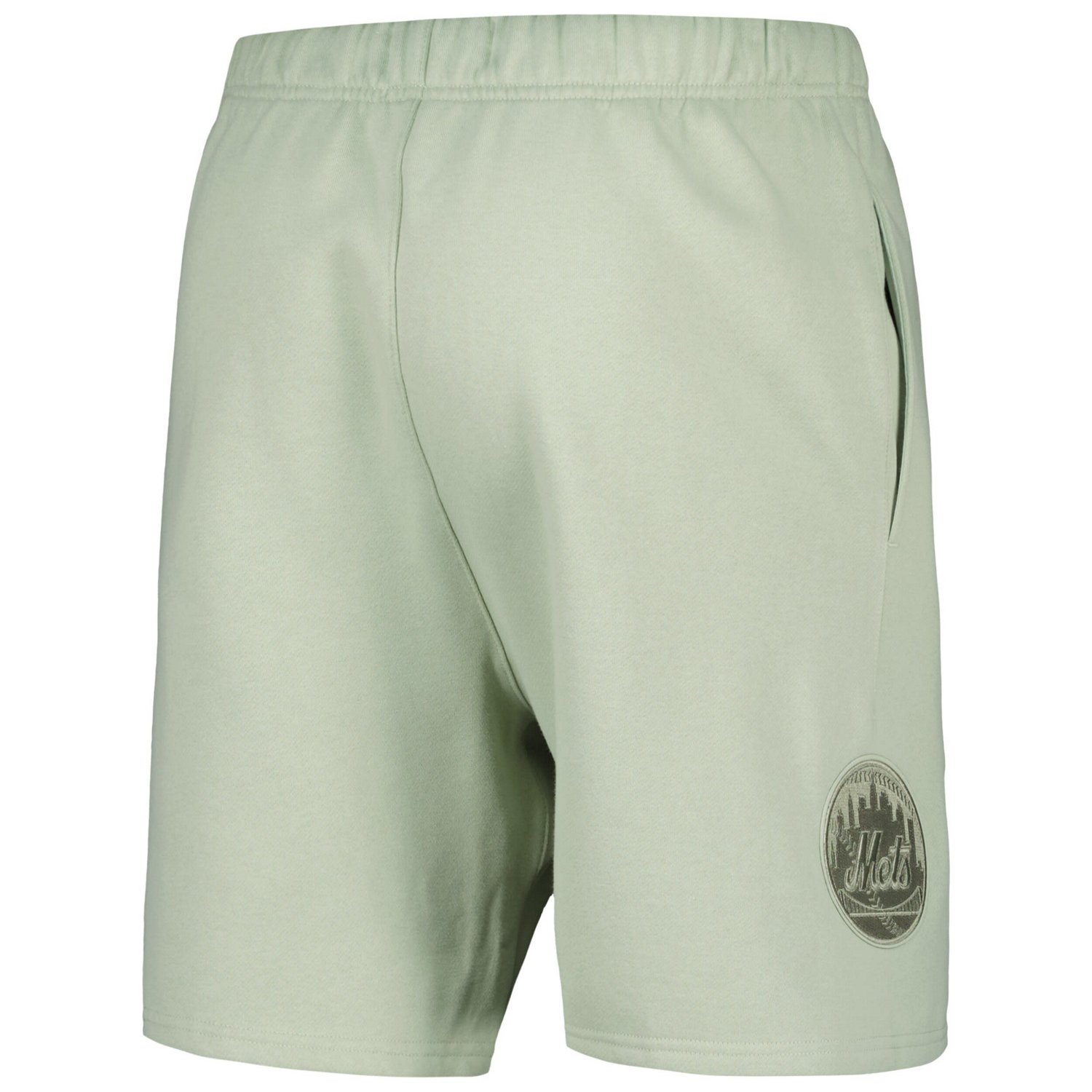 Pro Standard Light New York Mets Neutral Fleece Shorts - view number 3