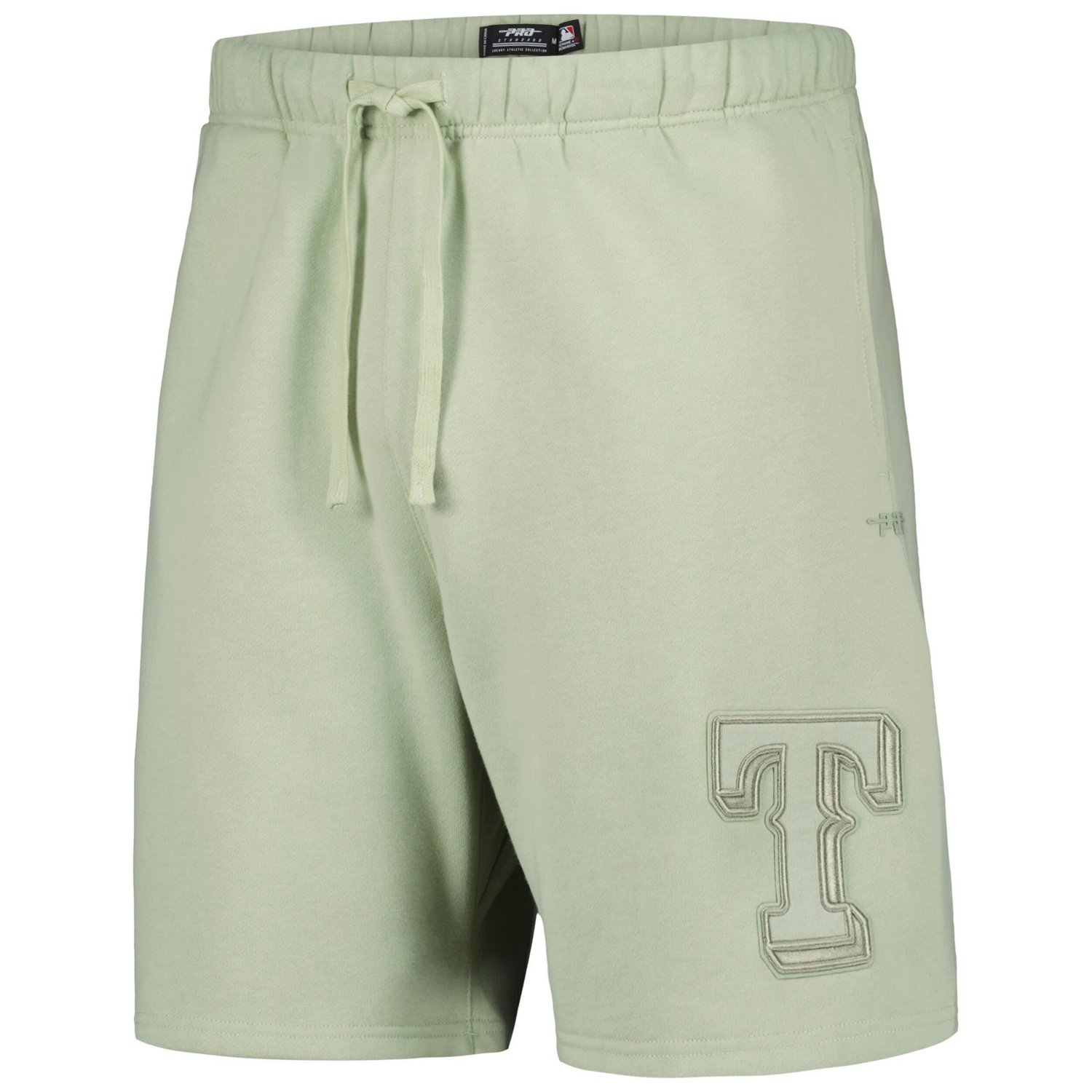 Pro Standard Light Texas Rangers Neutral Fleece Shorts - view number 2