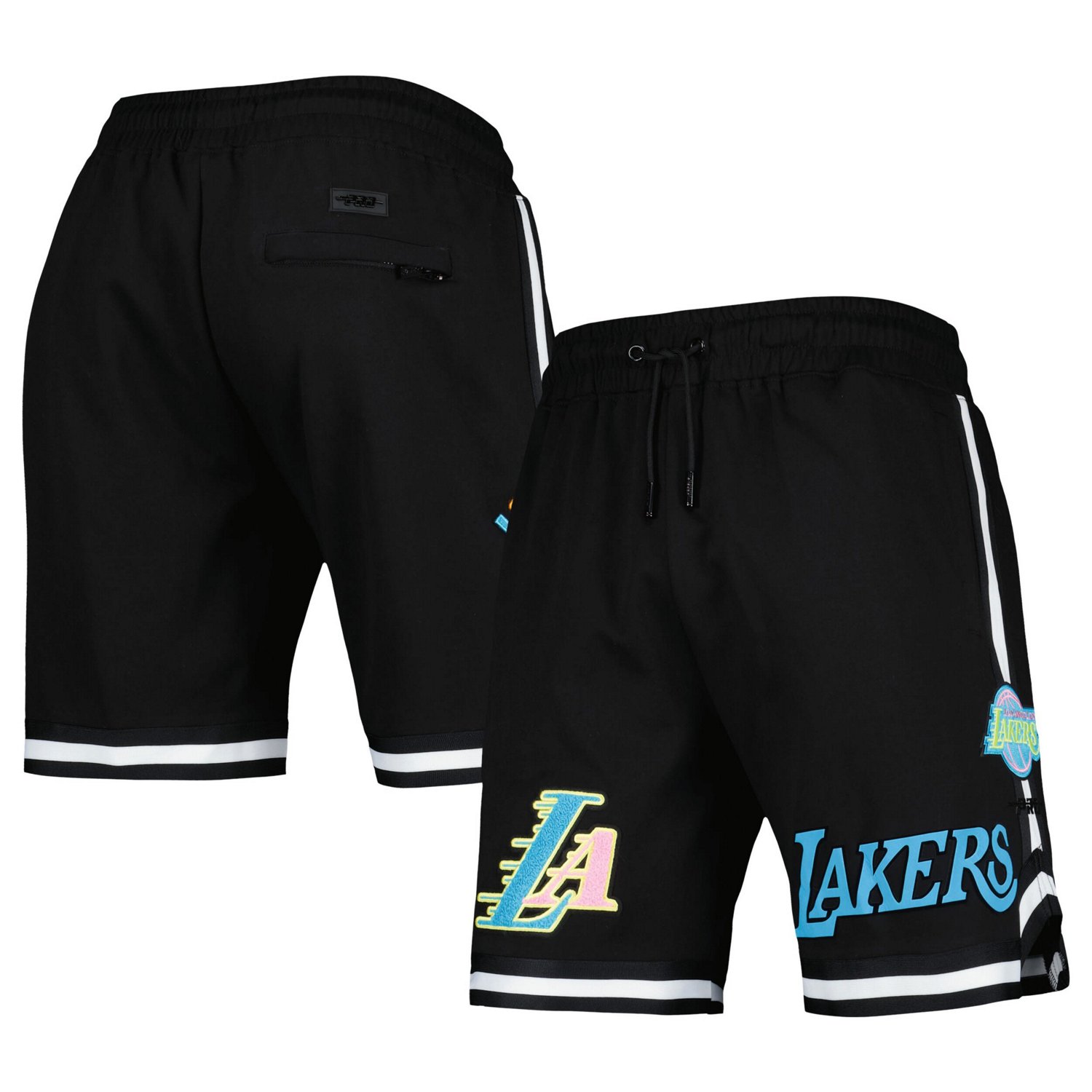 Pro Standard Los Angeles Lakers Washed Neon Shorts