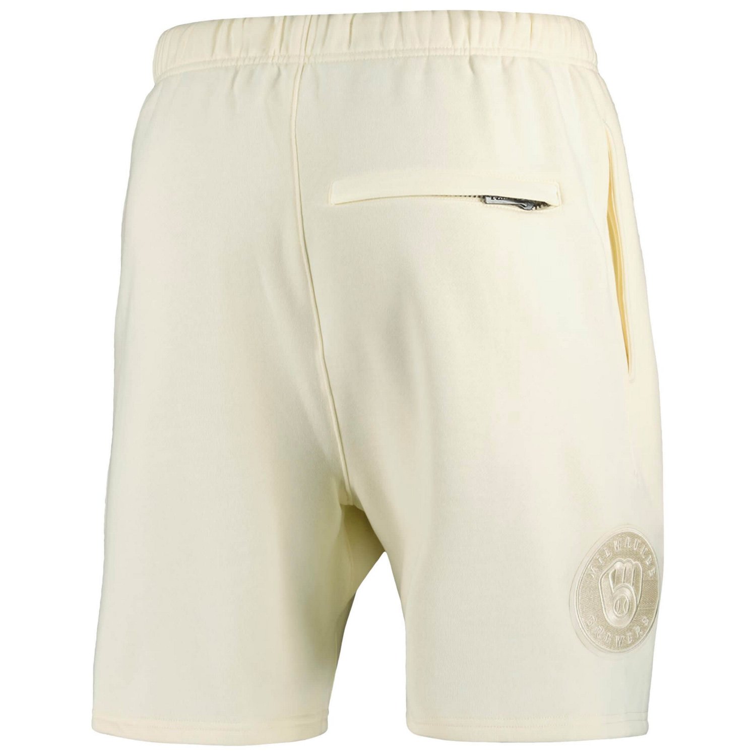 Pro Standard Milwaukee Brewers Neutral Fleece Shorts                                                                             - view number 3