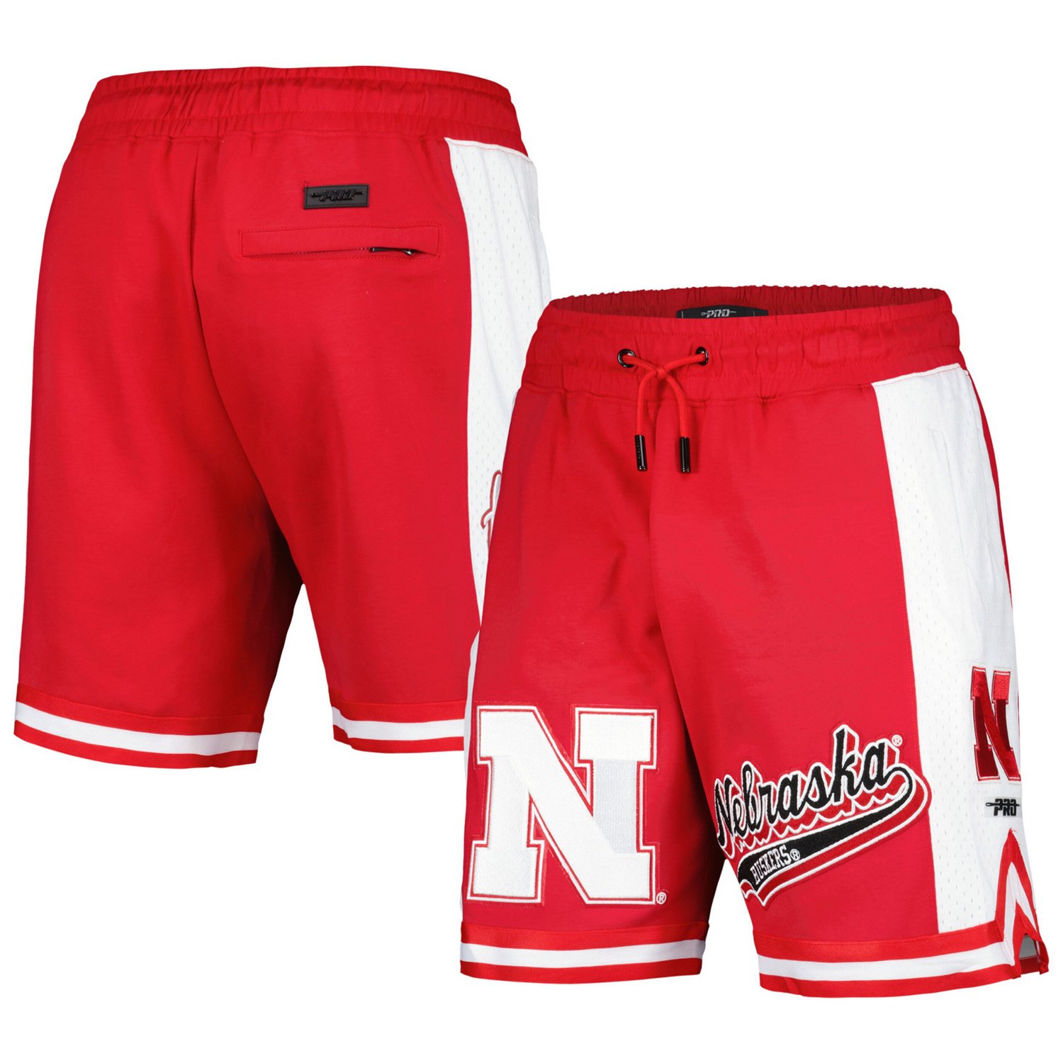 Pro Standard Nebraska Huskers Script Tail DK 20 Shorts                                                                           - view number 1
