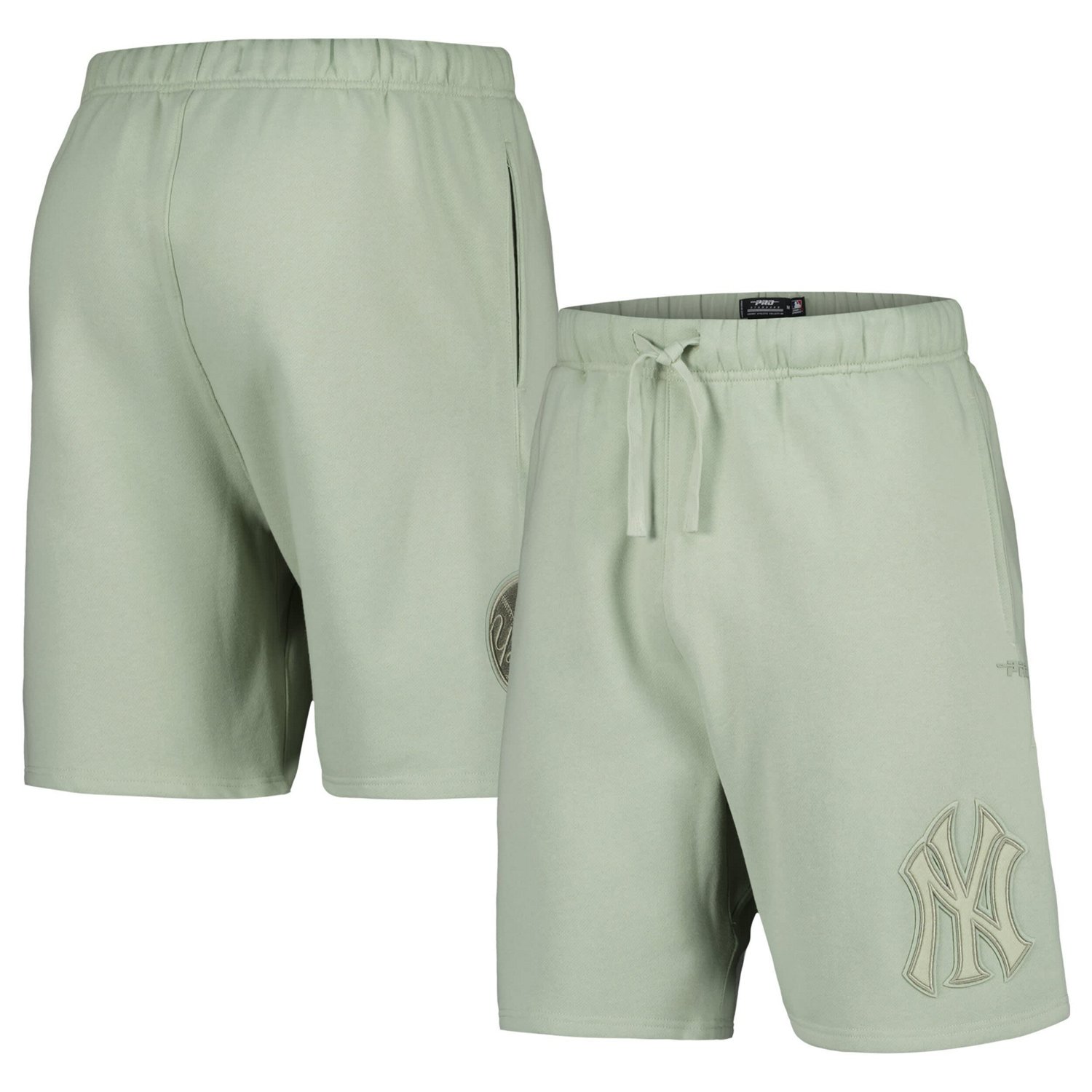 Pro Standard New York Yankees Neutral Fleece Shorts                                                                              - view number 1