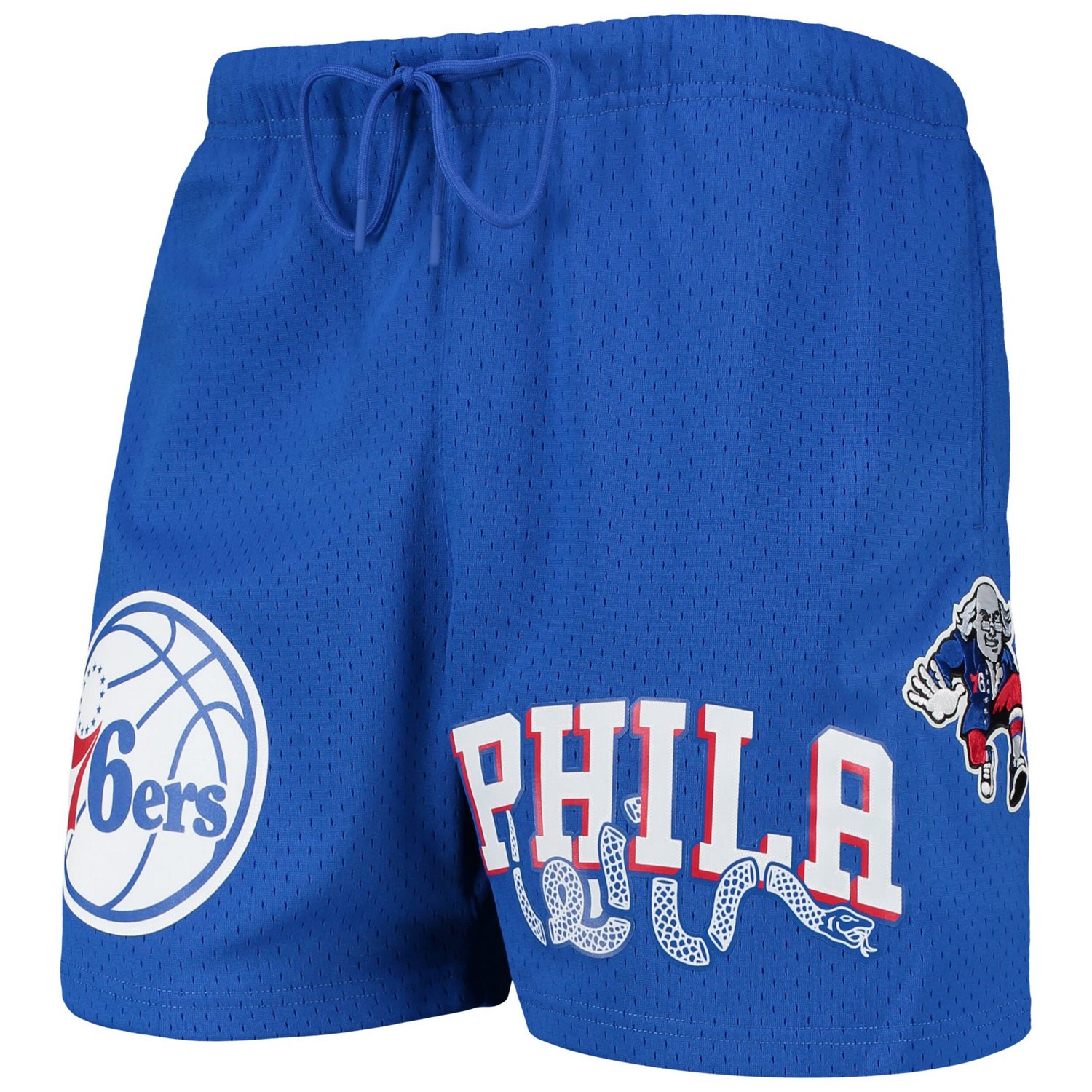 Pro Standard Philadelphia 76ers Mesh Capsule Shorts                                                                              - view number 2