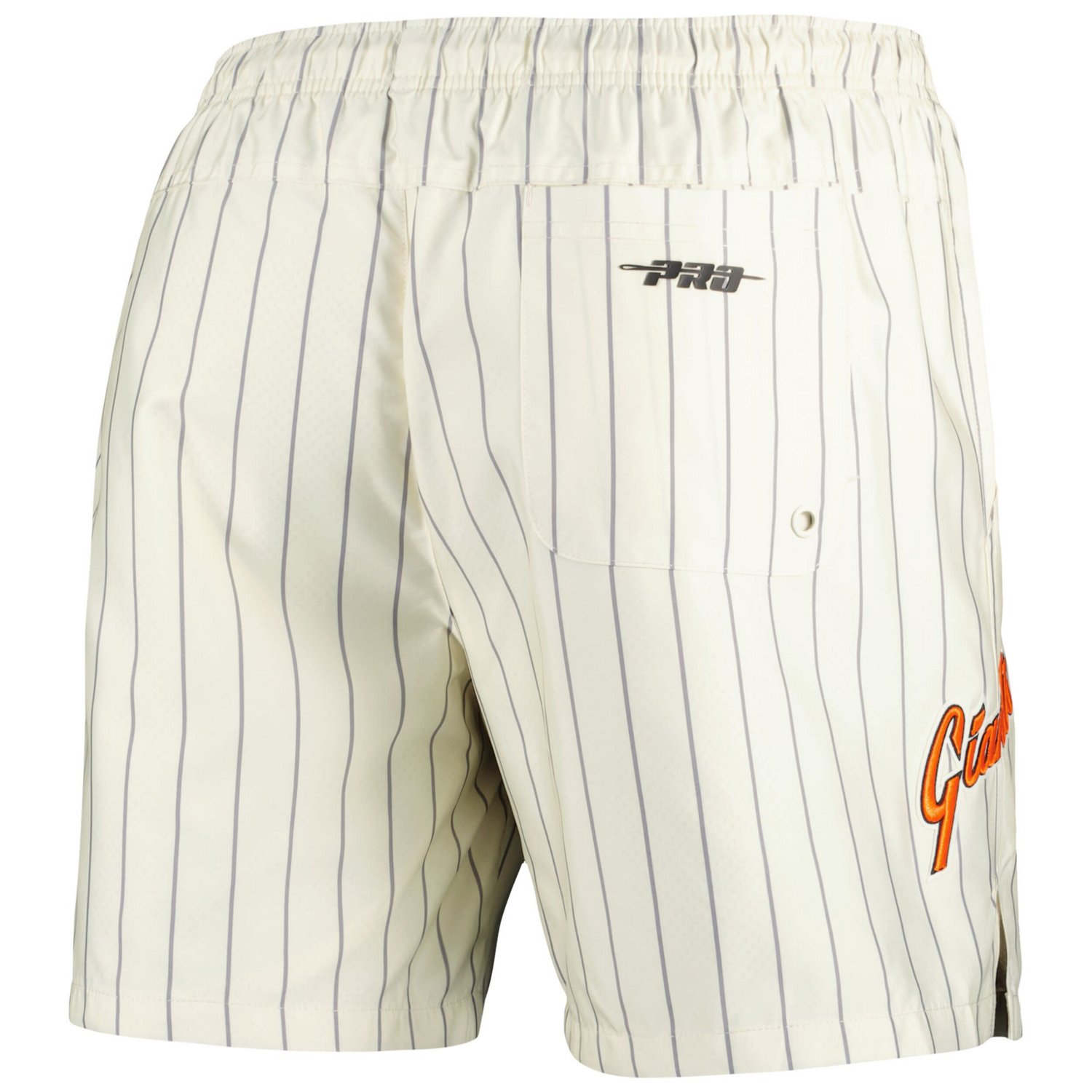 Pro Standard San Francisco Giants Pinstripe Retro Classic Woven Shorts - view number 3