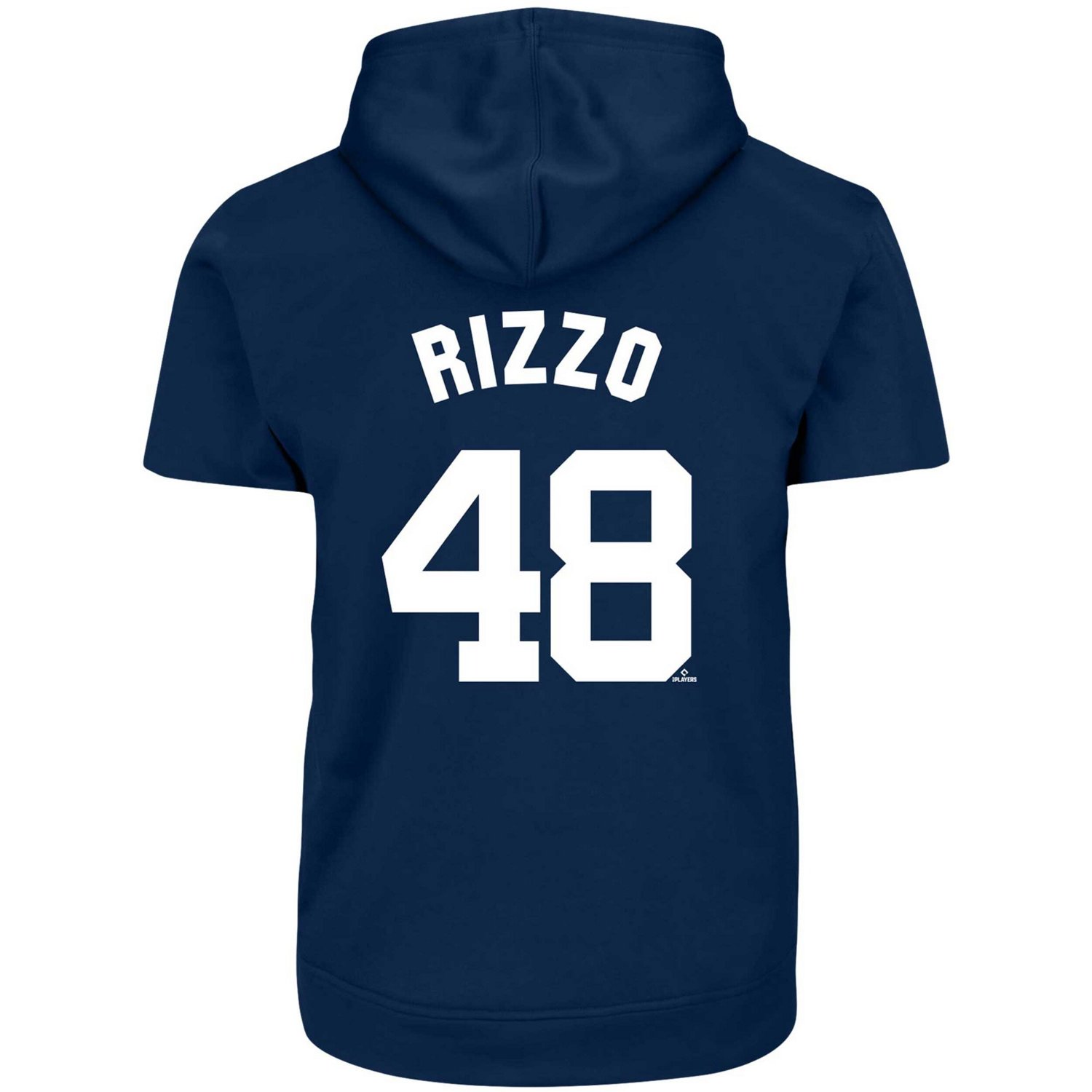 Profile Anthony Rizzo New York Yankees Big  Tall Fleece Short Sleeve Hoodie - view number 3