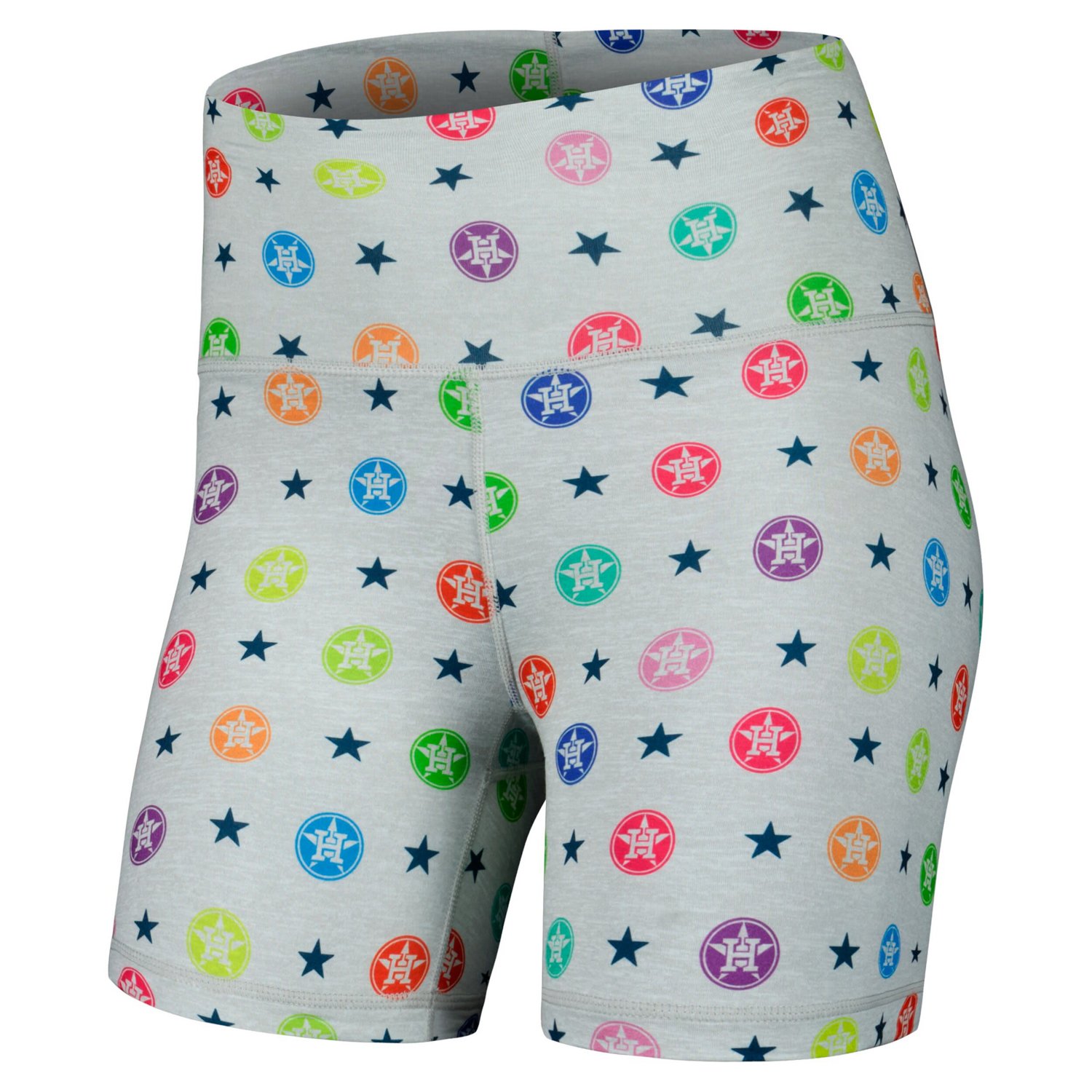 Terez Houston Astros TLC Rainbow Shorts