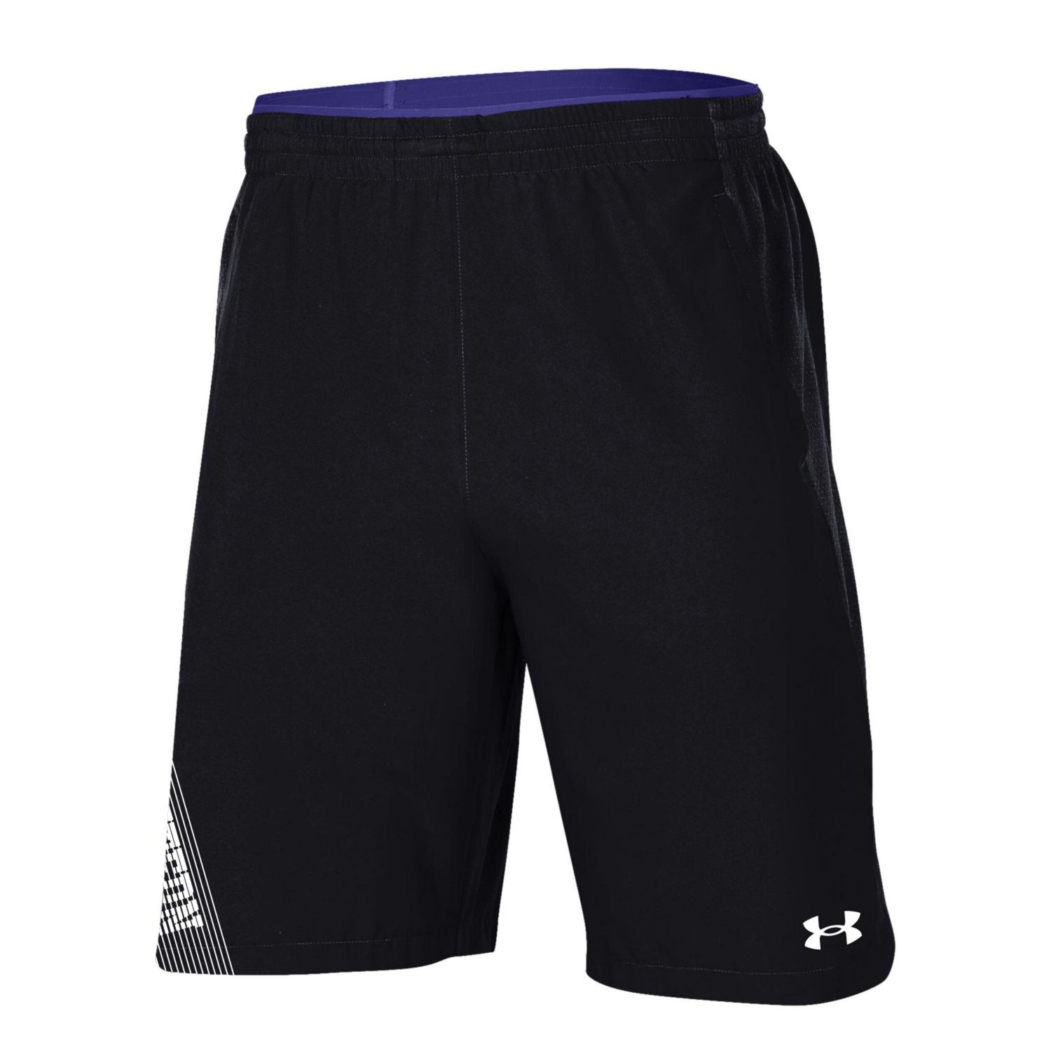 Under Armour Northwestern Wildcats 2021 Sideline Woven Shorts - view number 2