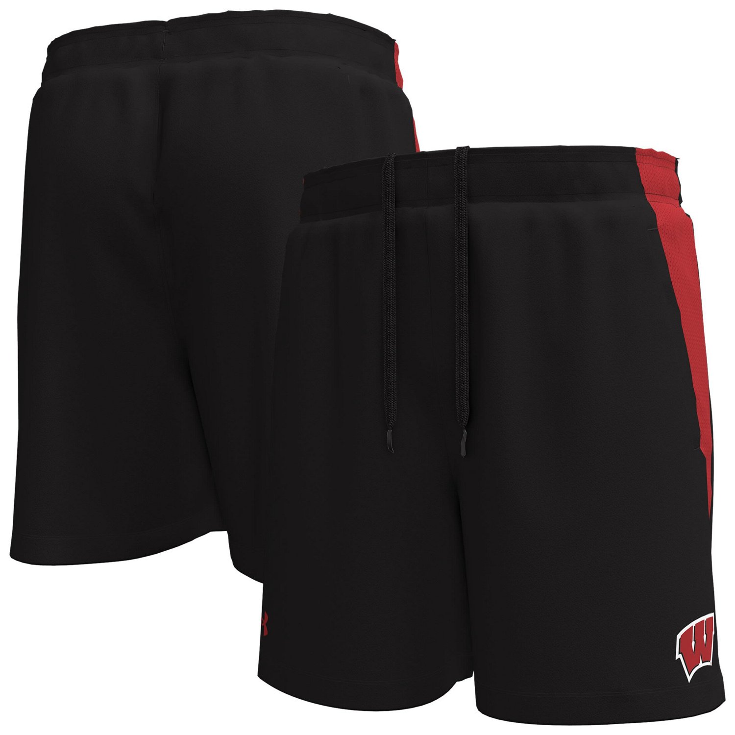 Under Armour Wisconsin Badgers Tech Vent Performance Short                                                                       - view number 1