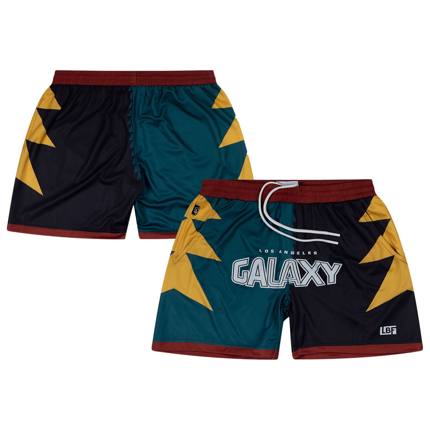 Unisex Live Breathe Futbol LA Galaxy Mesh Shorts