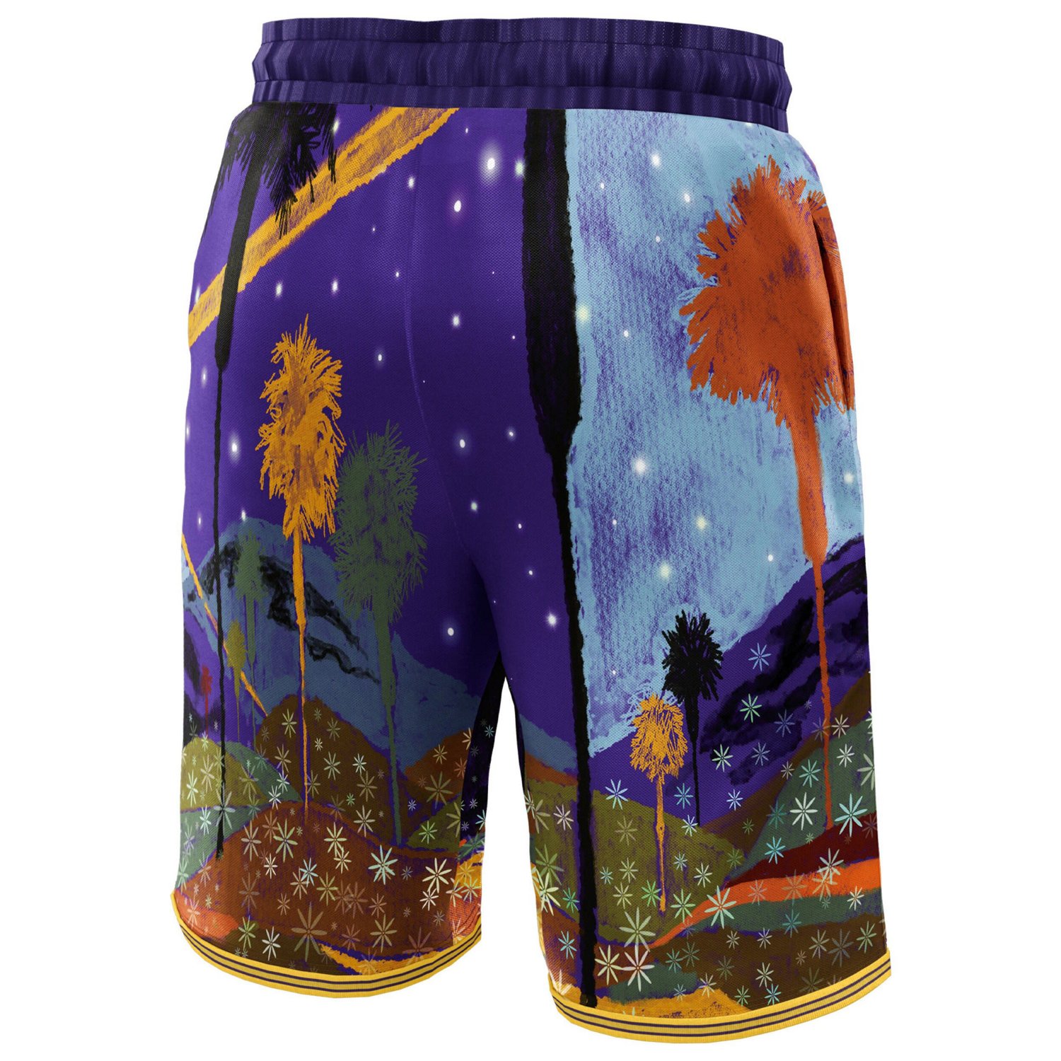 Unisex NBA  KidSuper Studios by Fanatics Los Angeles Lakers Hometown Shorts                                                      - view number 3