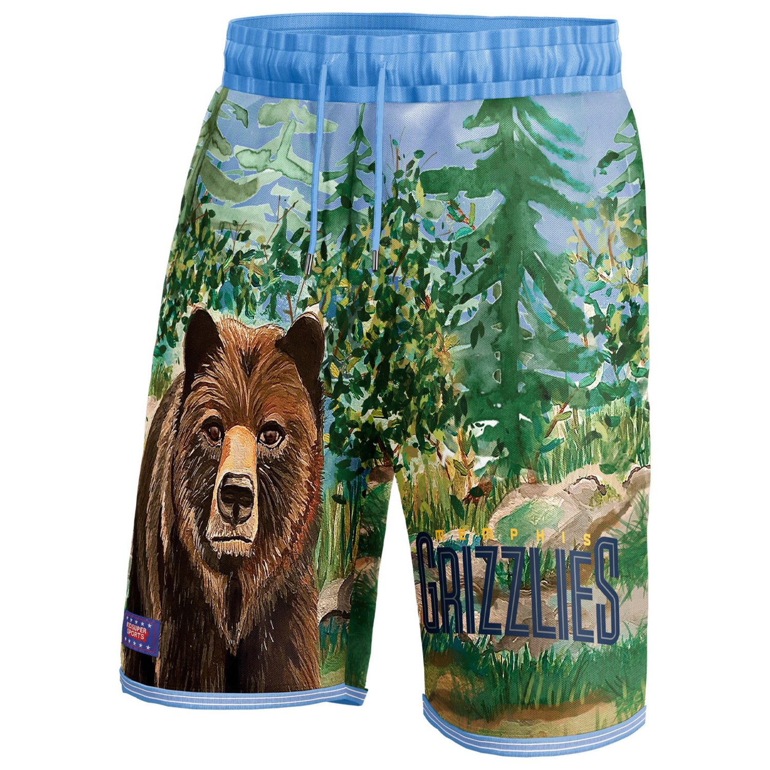 Unisex NBA  KidSuper Studios by Fanatics Memphis Grizzlies Hometown Shorts                                                       - view number 2
