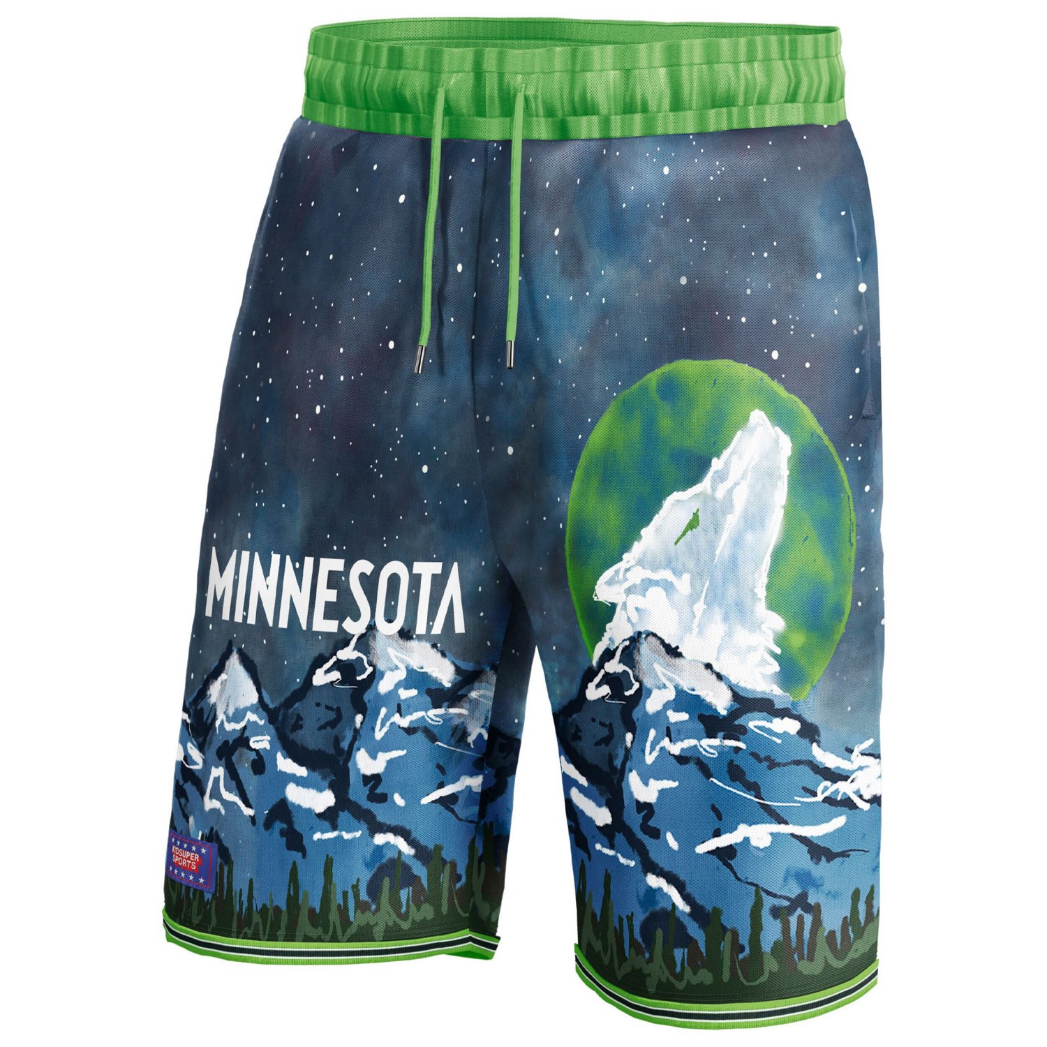Unisex NBA  KidSuper Studios by Fanatics Minnesota Timberwolves Hometown Shorts                                                  - view number 2