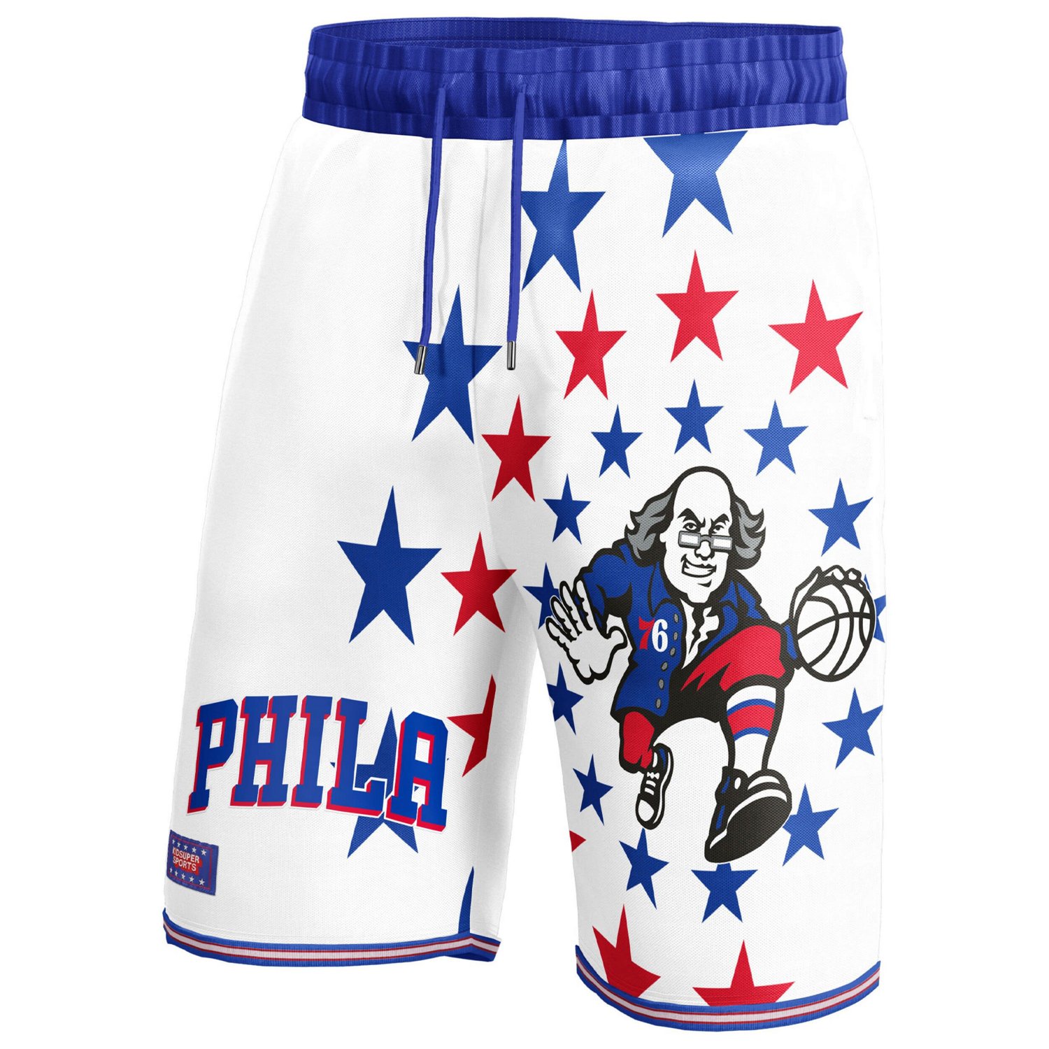 Unisex NBA  KidSuper Studios by Fanatics Philadelphia 76ers Hometown Shorts - view number 2