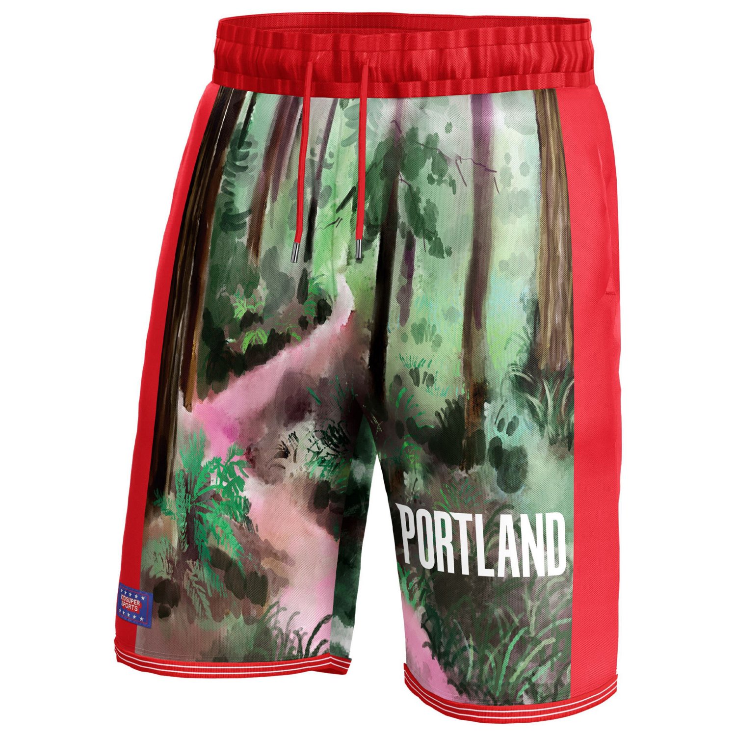 Unisex NBA  KidSuper Studios by Fanatics Portland Trail Blazers Hometown Shorts                                                  - view number 2